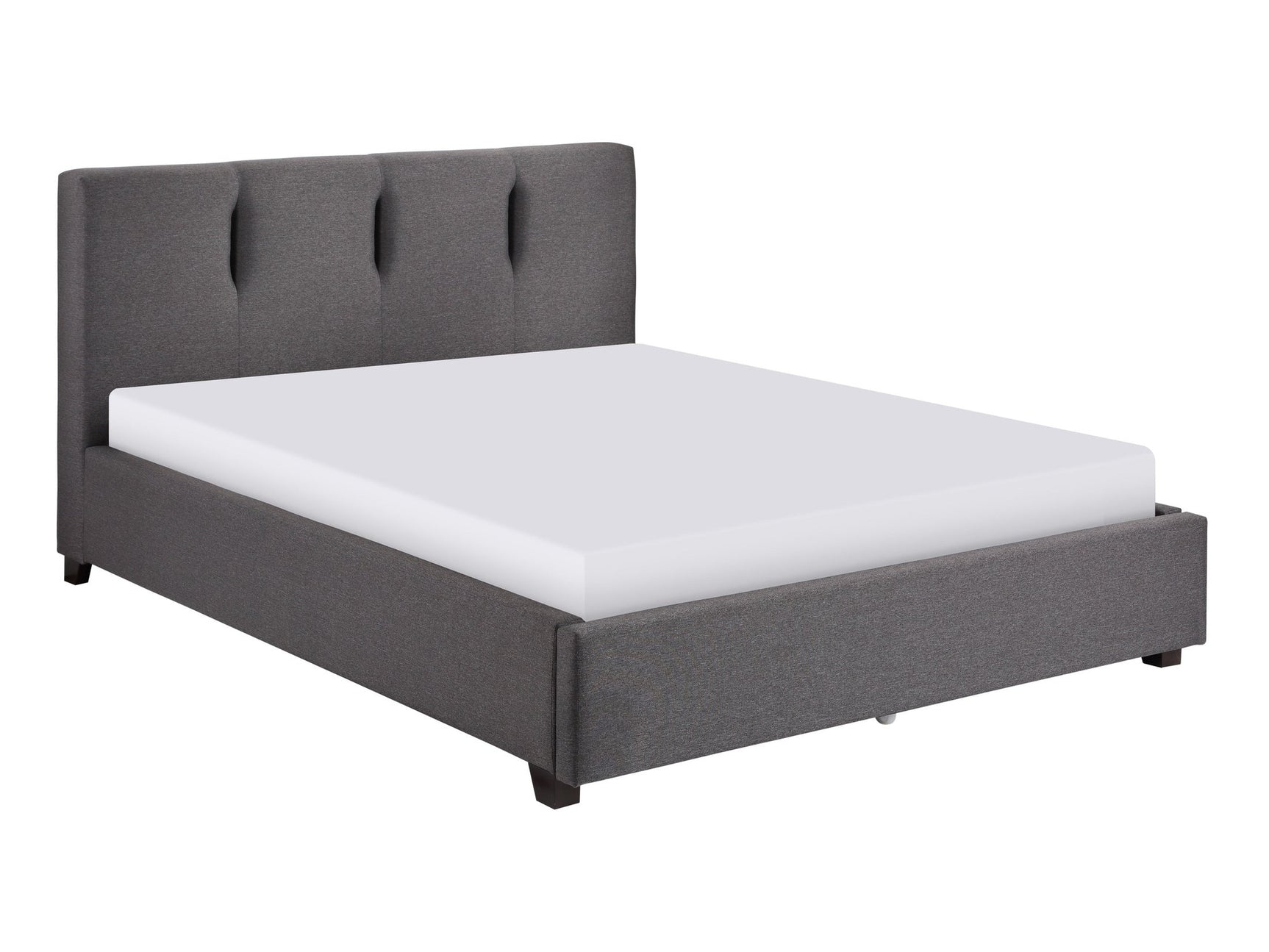 Aitana Graphite Full Platform Bed - Ornate Home