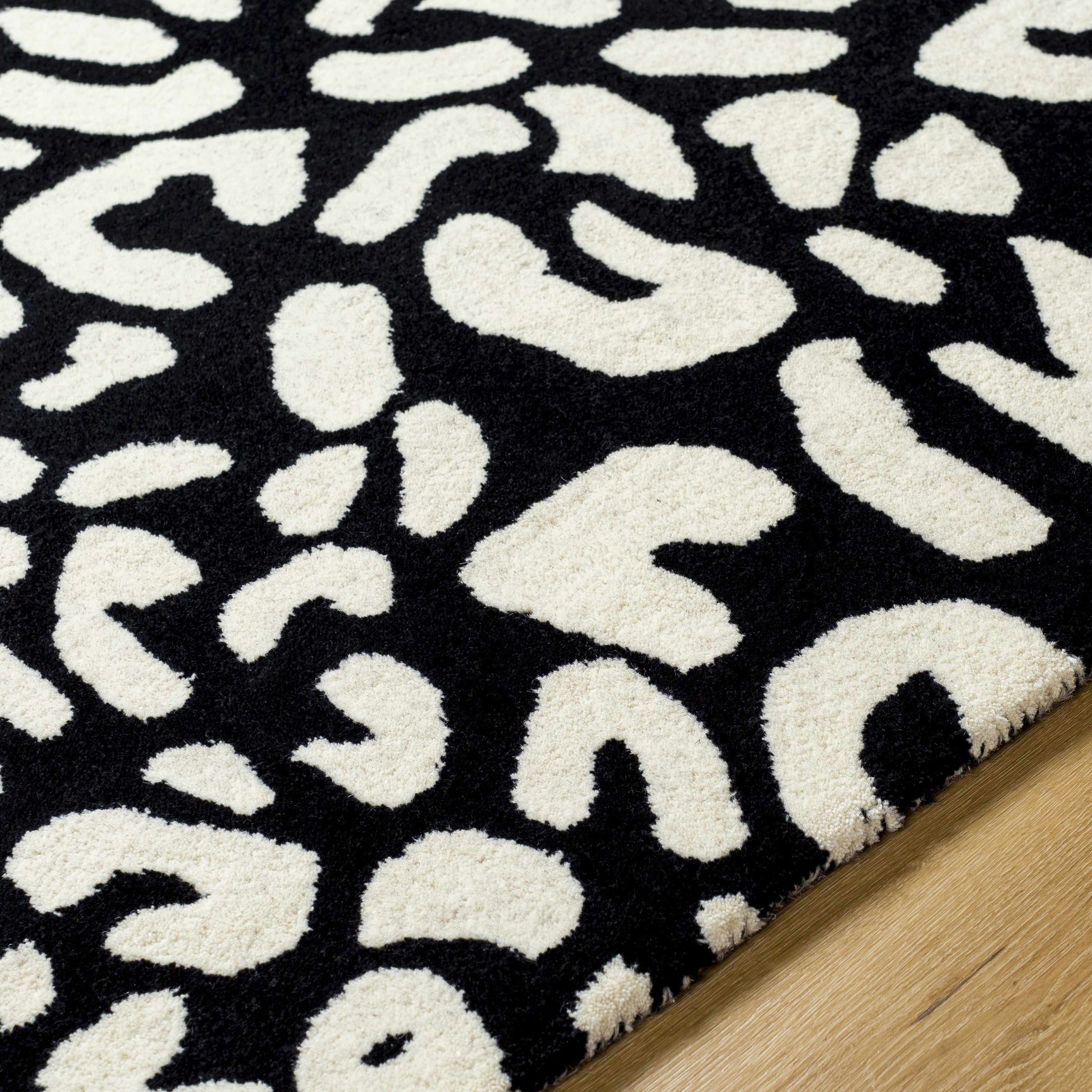 Akeem Leopard Print Area Rug - Clearance - Ornate Home