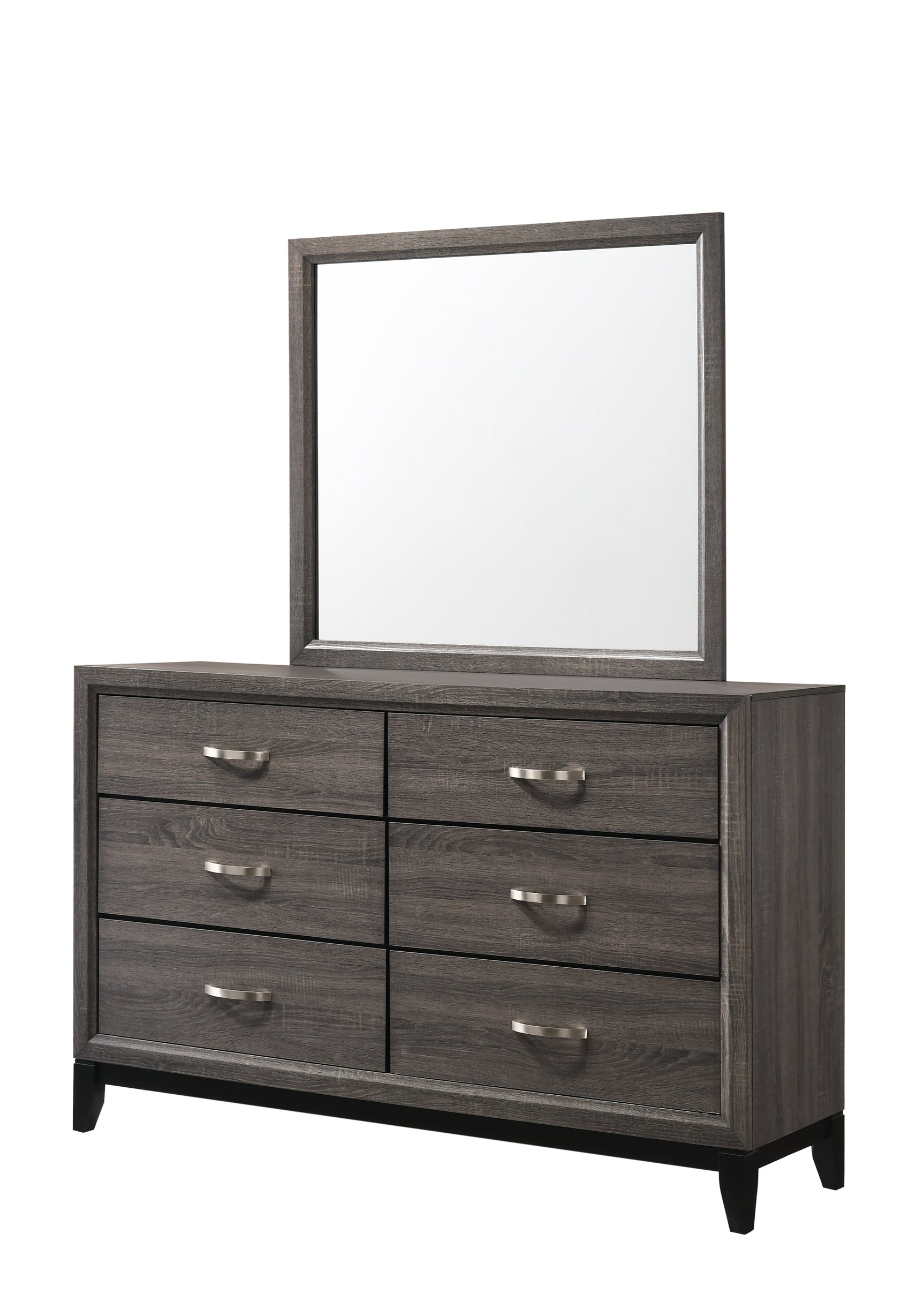 Akerson Gray Panel Bedroom Set - Ornate Home