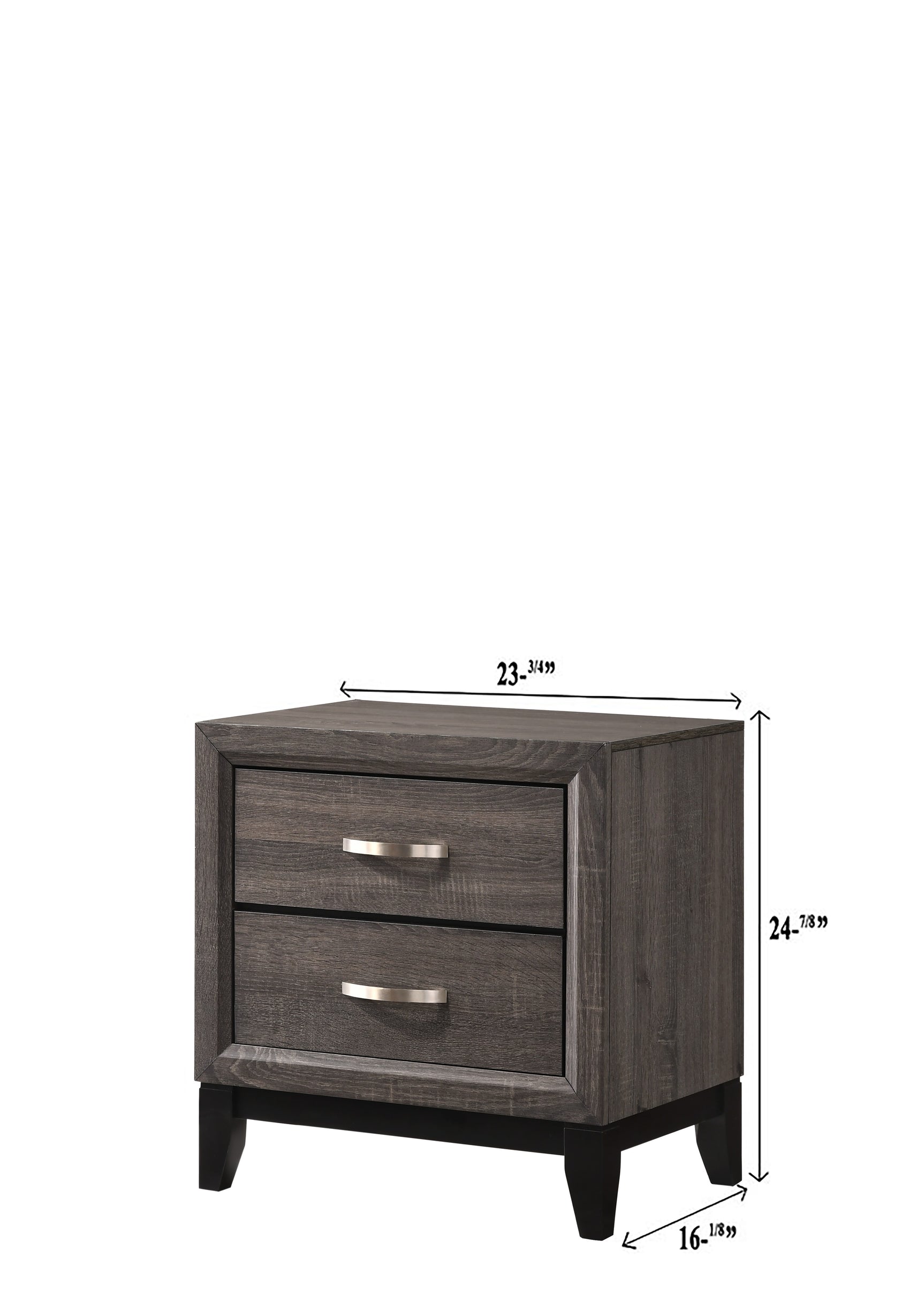 Akerson Gray Panel Bedroom Set - Ornate Home