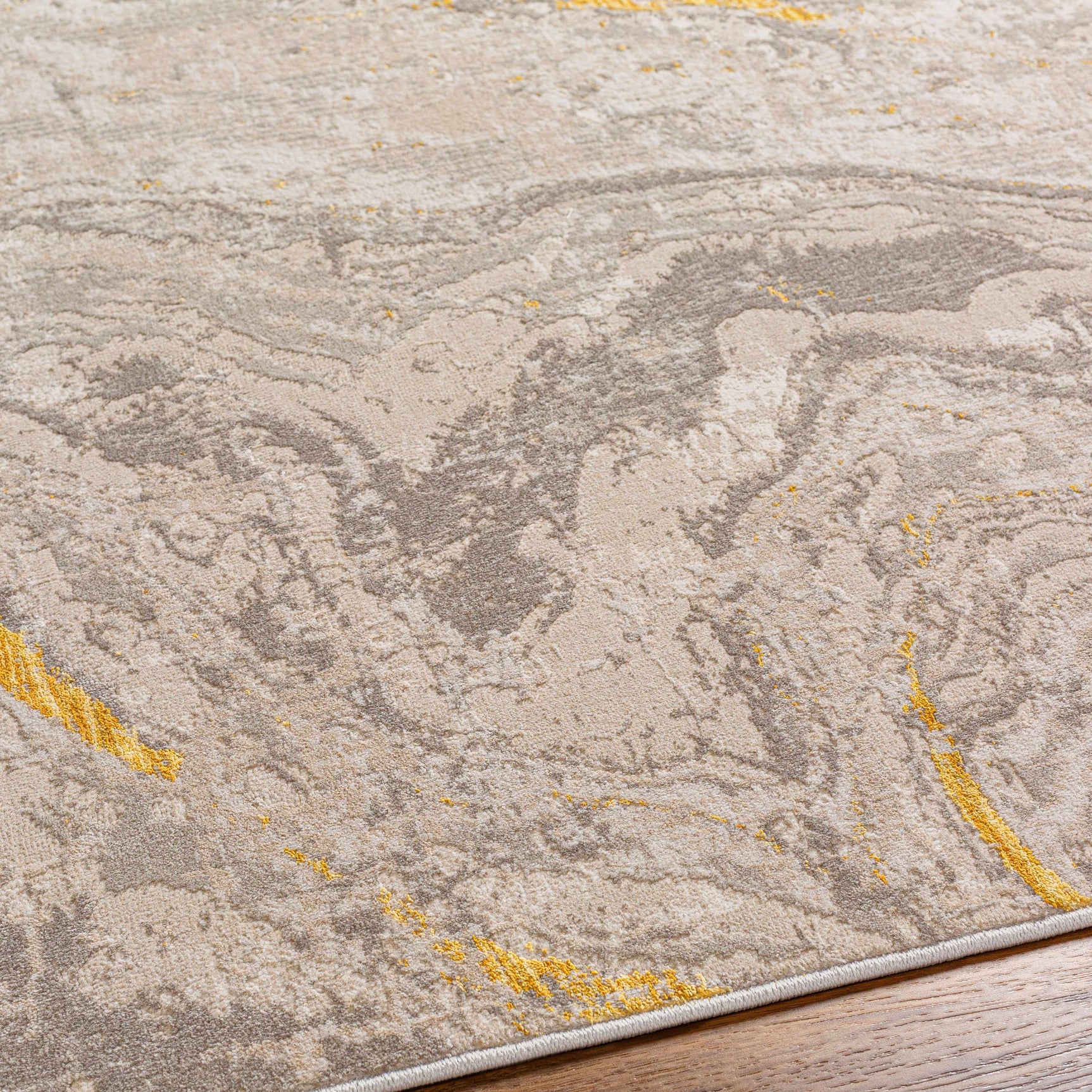 Akins Beige Marble Rug - Clearance - Ornate Home