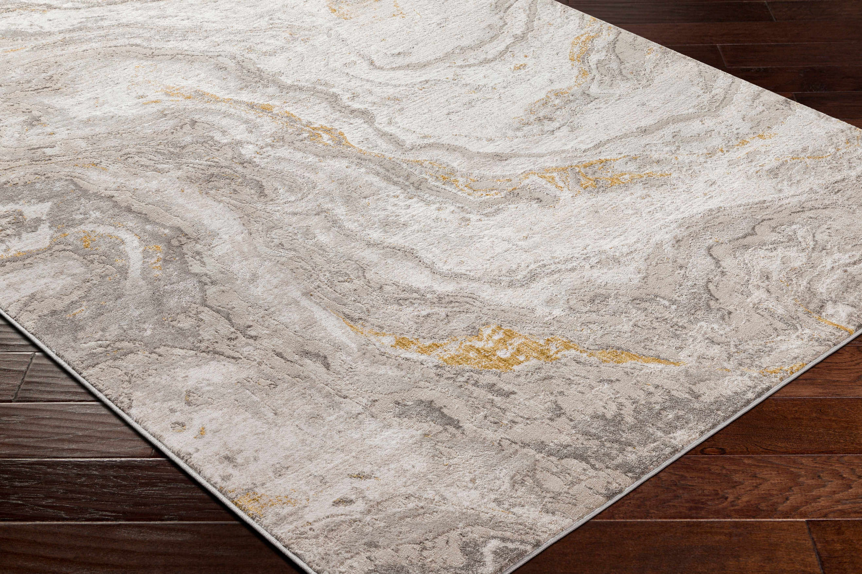 Akins Beige Marble Rug - Clearance - Ornate Home