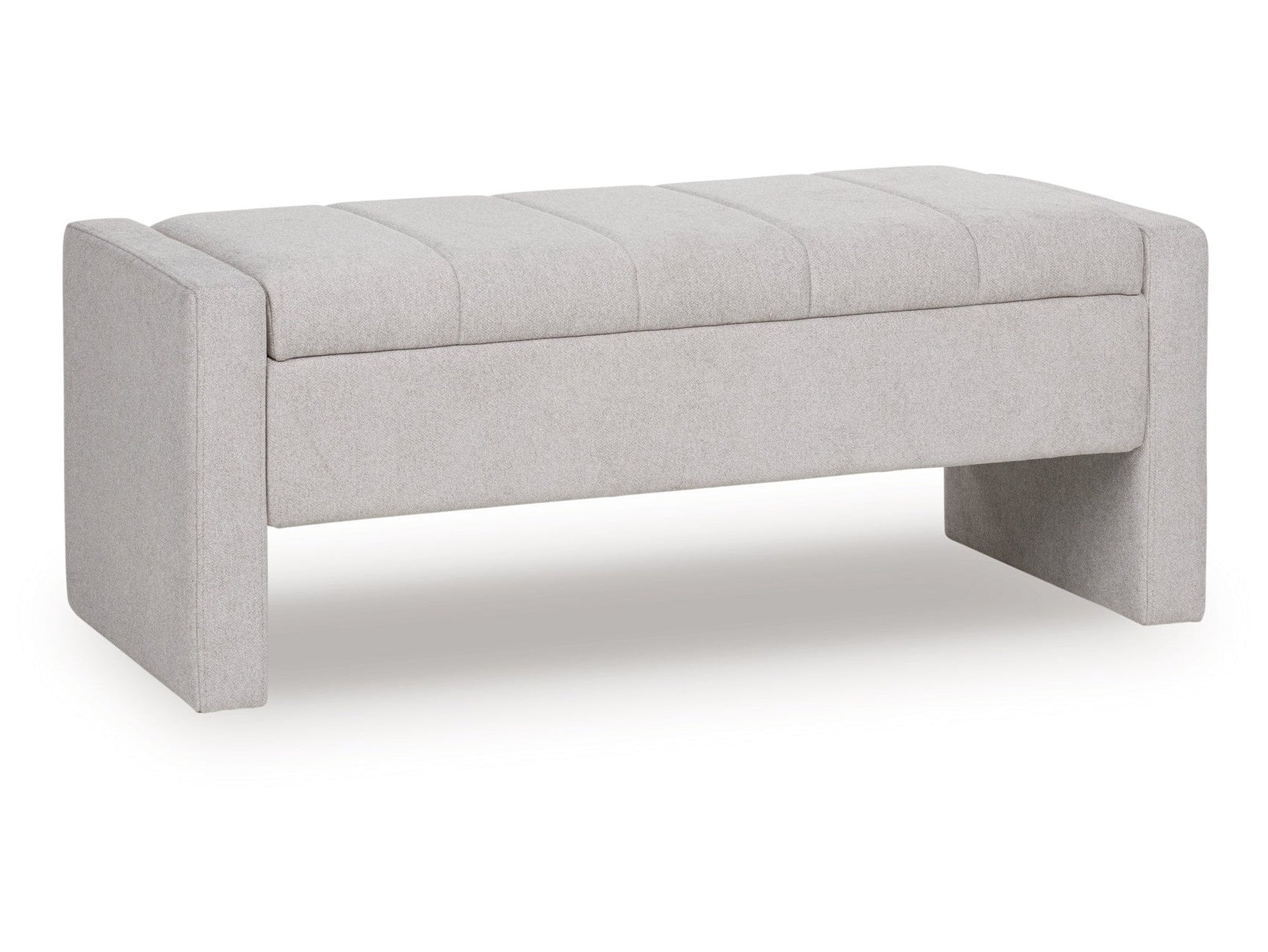 Akselman Gray Storage Bench (Online Special Price) - Ornate Home