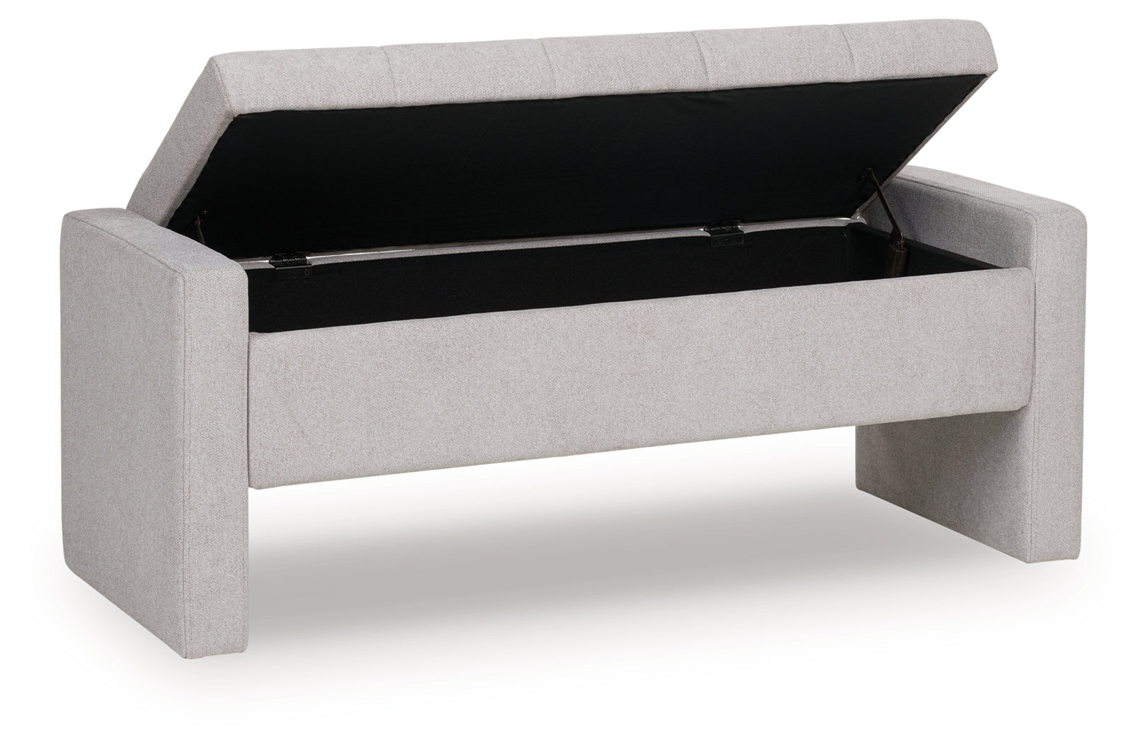 Akselman Gray Storage Bench (Online Special Price) - Ornate Home