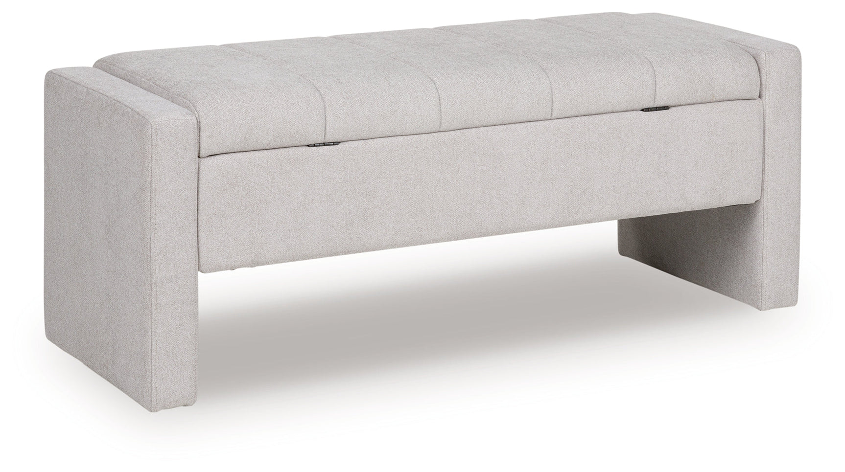 Akselman Gray Storage Bench (Online Special Price) - Ornate Home