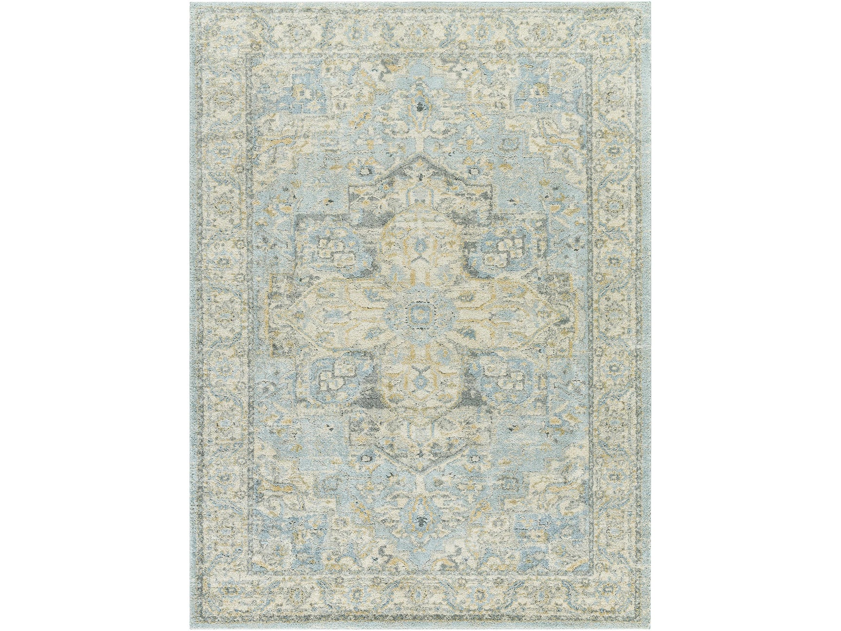 Akshay Beige Thick Luxe Area Rug - Ornate Home