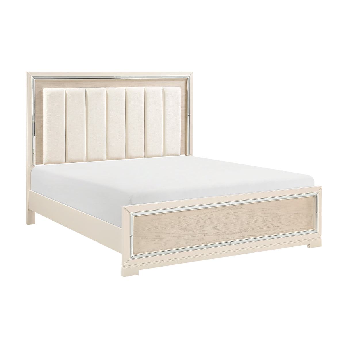 Alabaster Beige California King Bed - Ornate Home