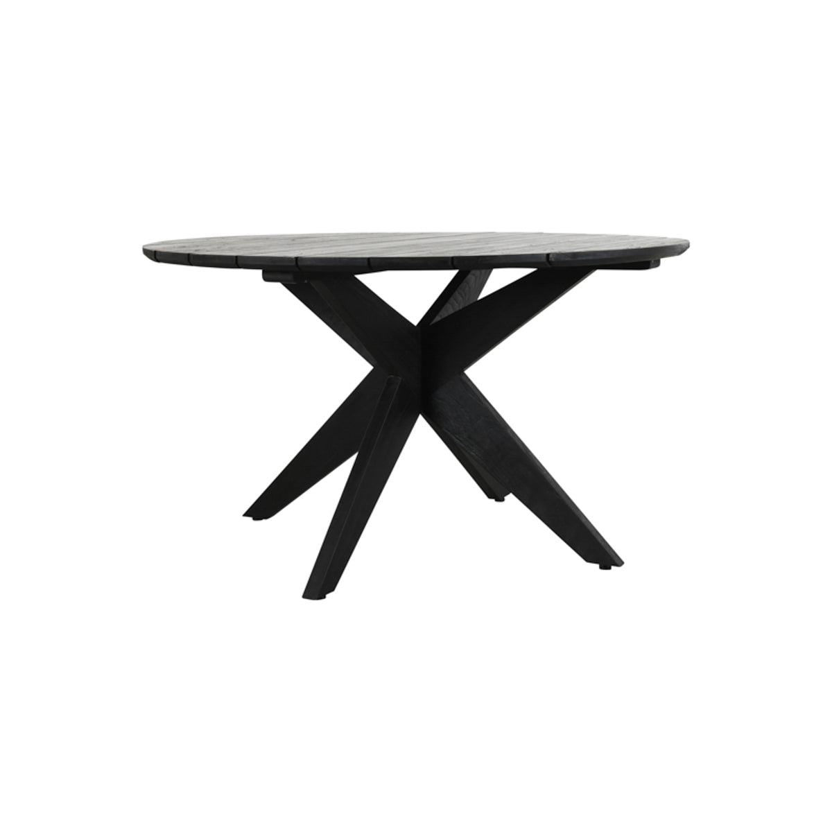 Alameda Black Outdoor Round Dining Table - Ornate Home