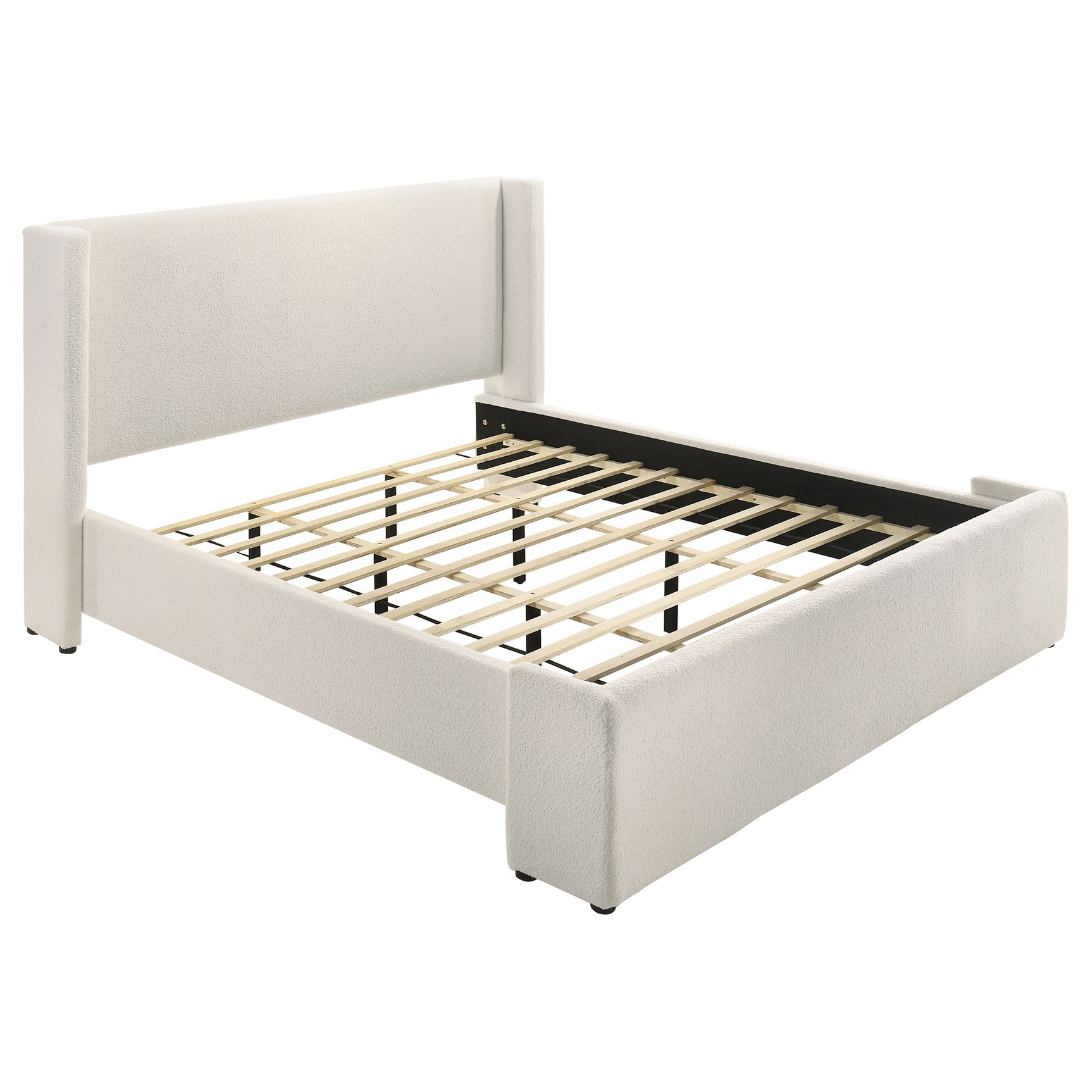 Alamosa White E King Bed - Ornate Home