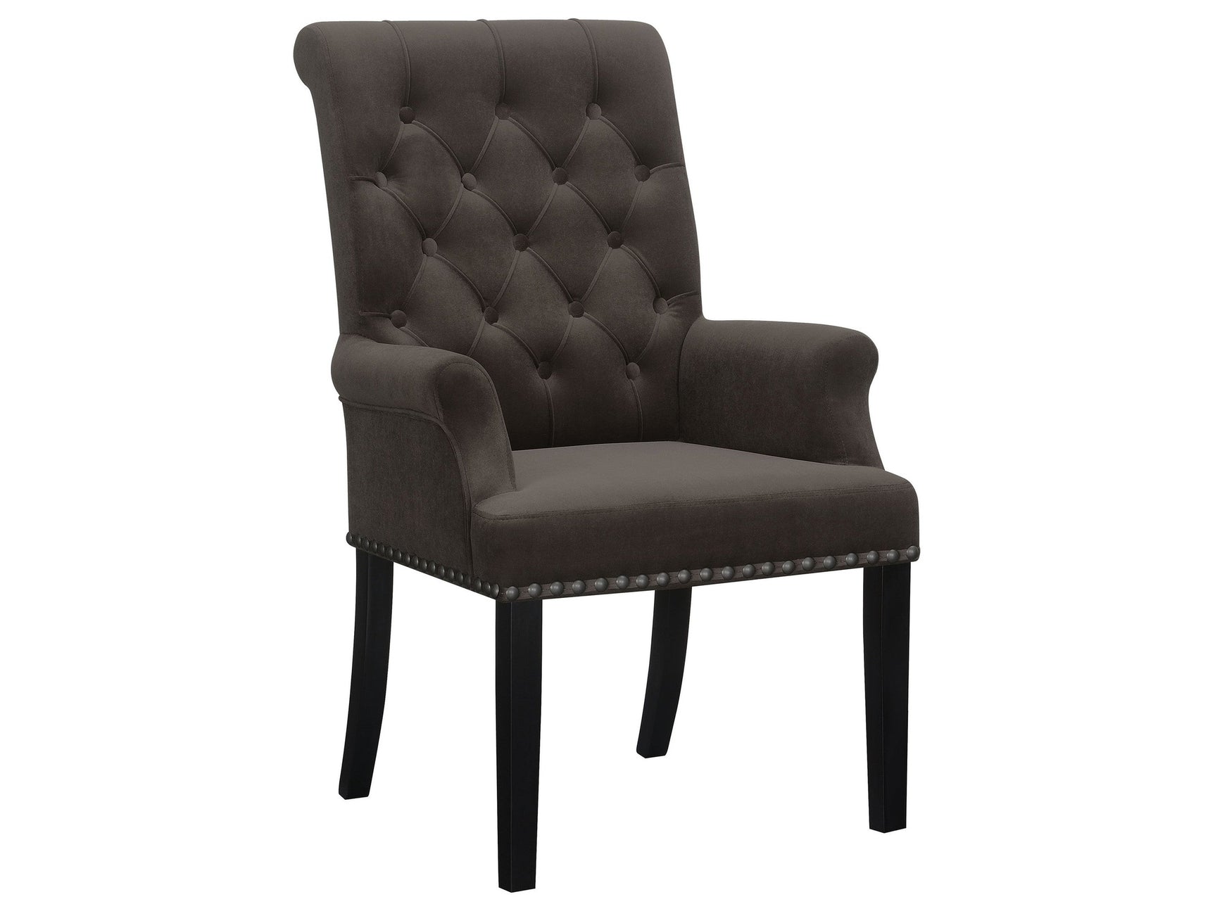 Alana Brown Arm Chair - Ornate Home