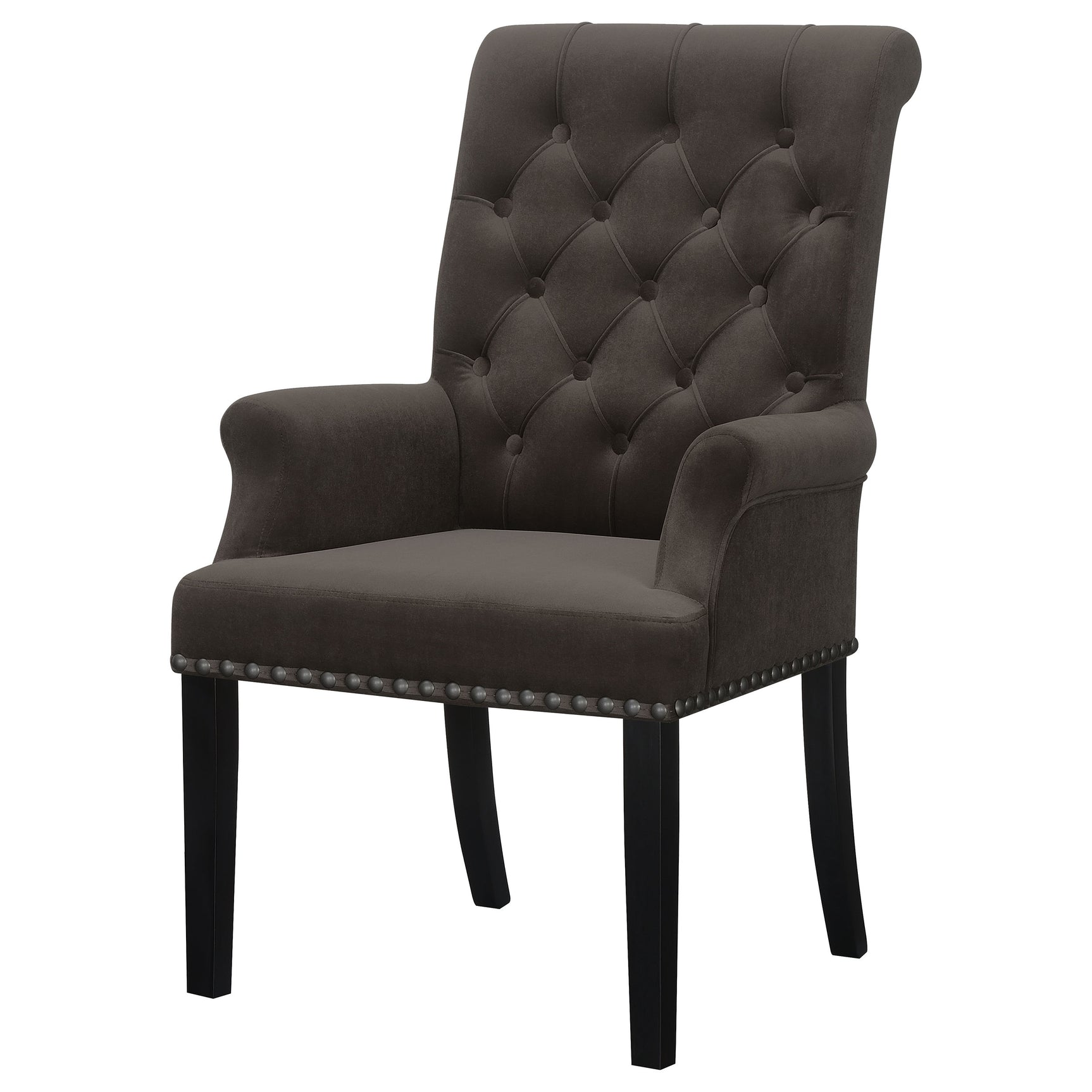 Alana Brown Arm Chair - Ornate Home