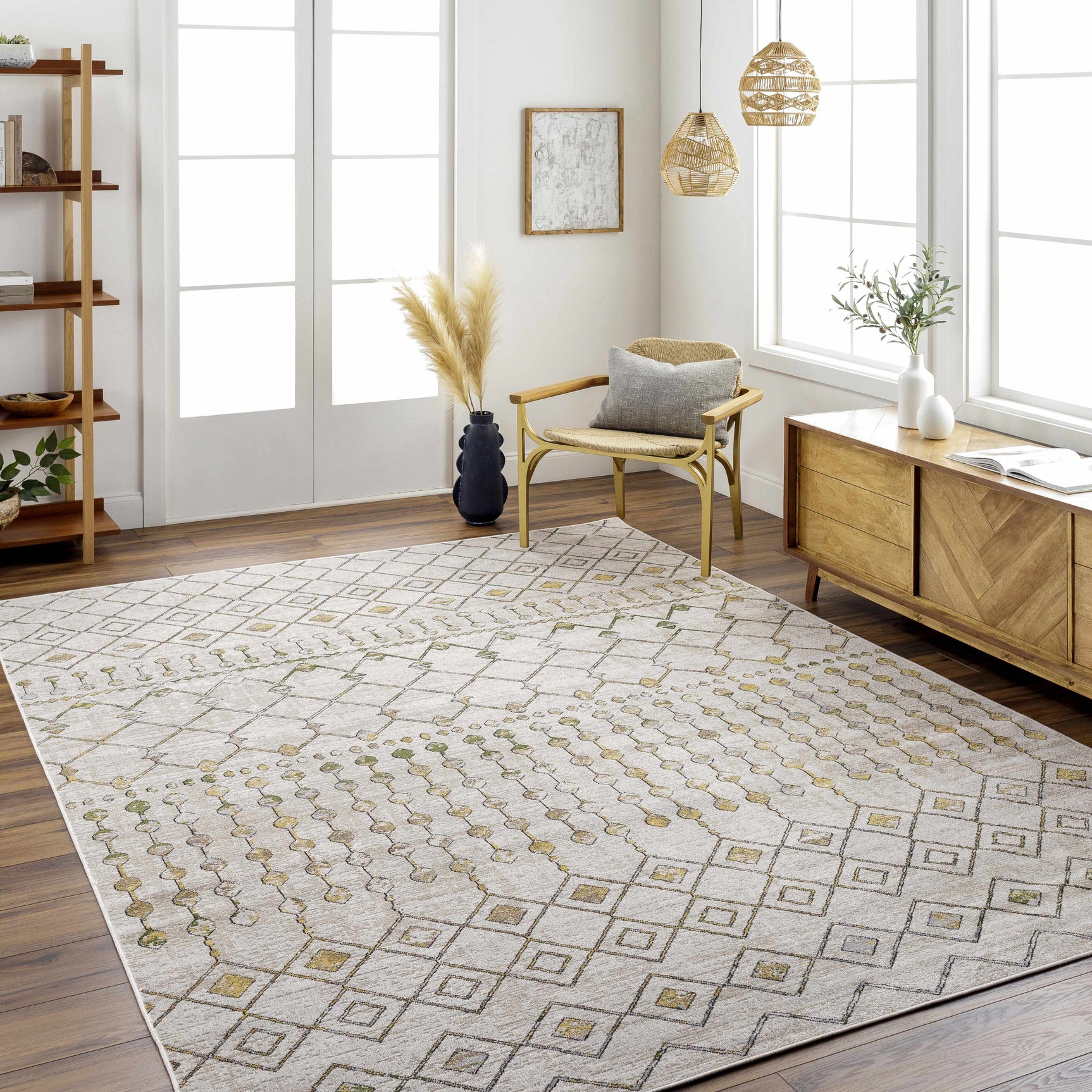 Alanyurt Washable Area Rug - Clearance - Ornate Home