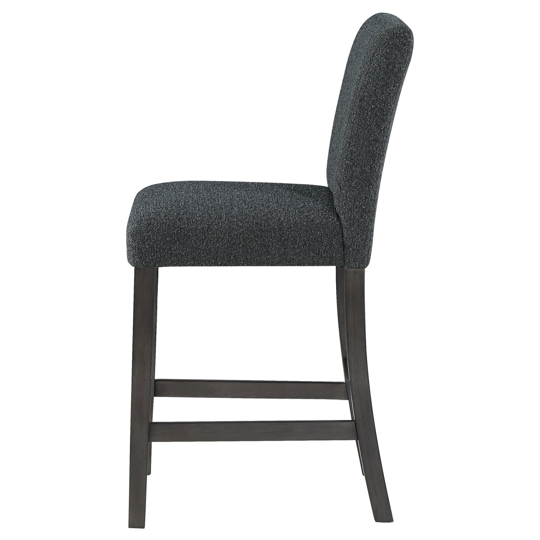 Alba Black Counter Height Chair (Set of 2) - Ornate Home