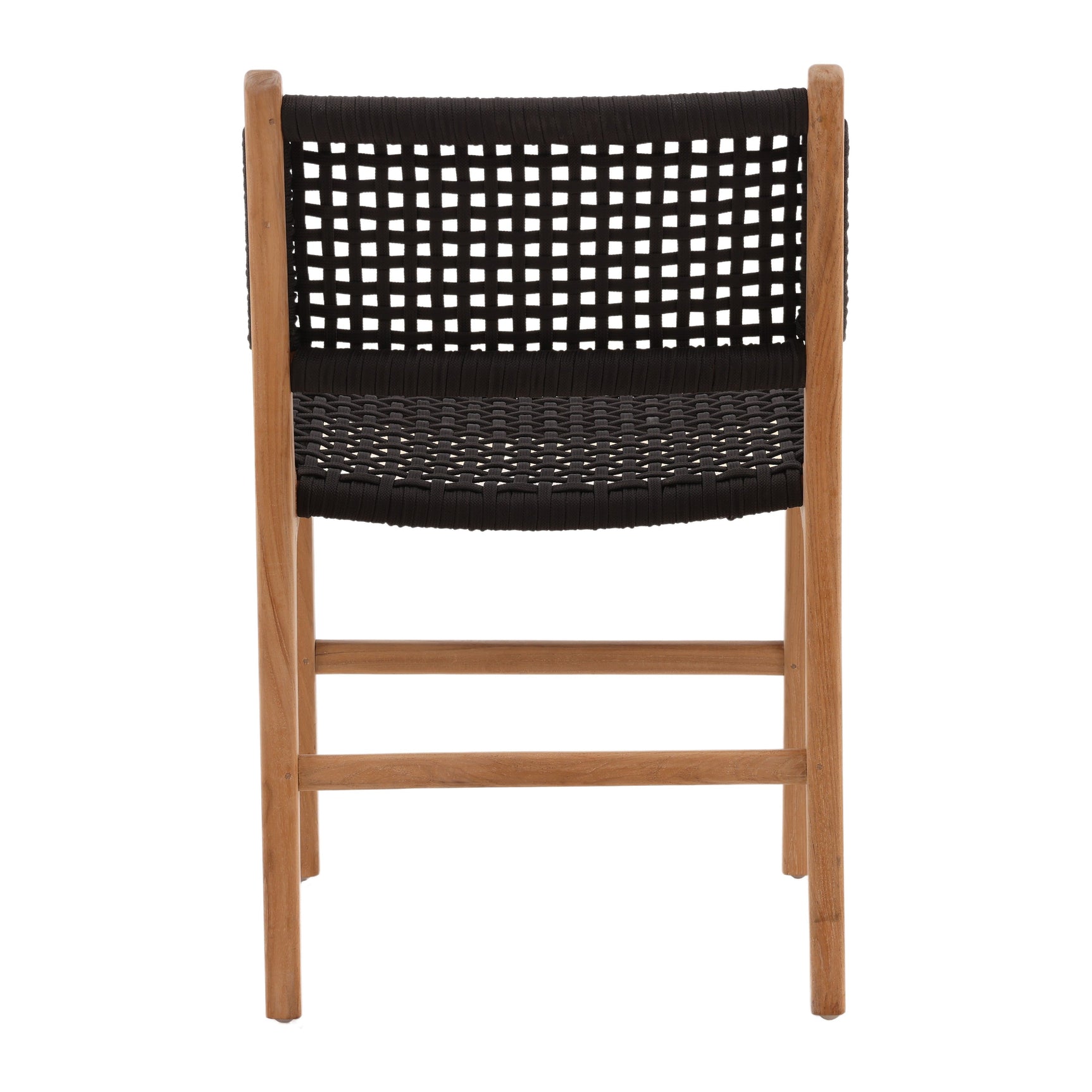 Albano Natural/Black Outdoor Dining Chair - Ornate Home
