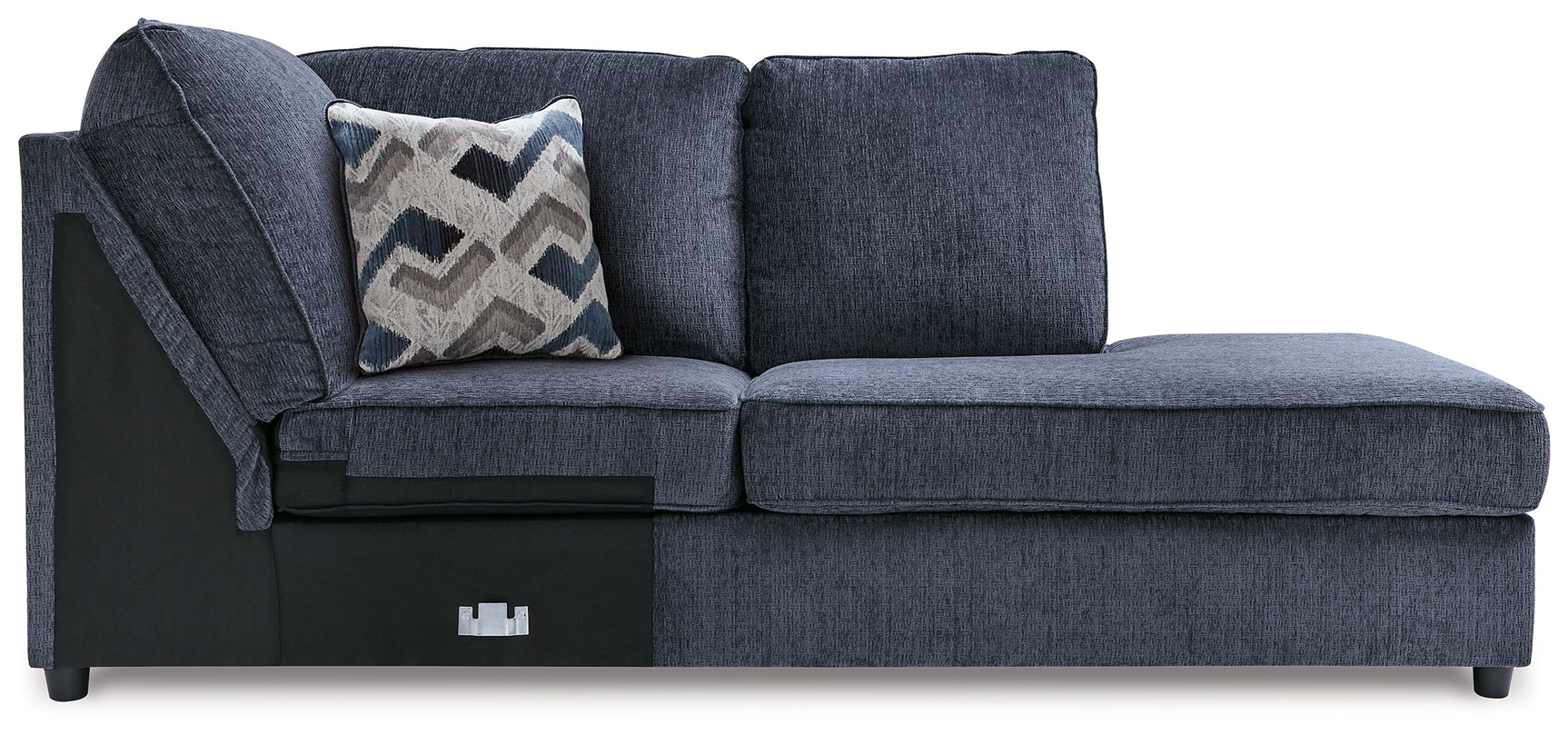 Albar Place Cobalt 2-Piece Sectional & Ottoman - Ornate Home