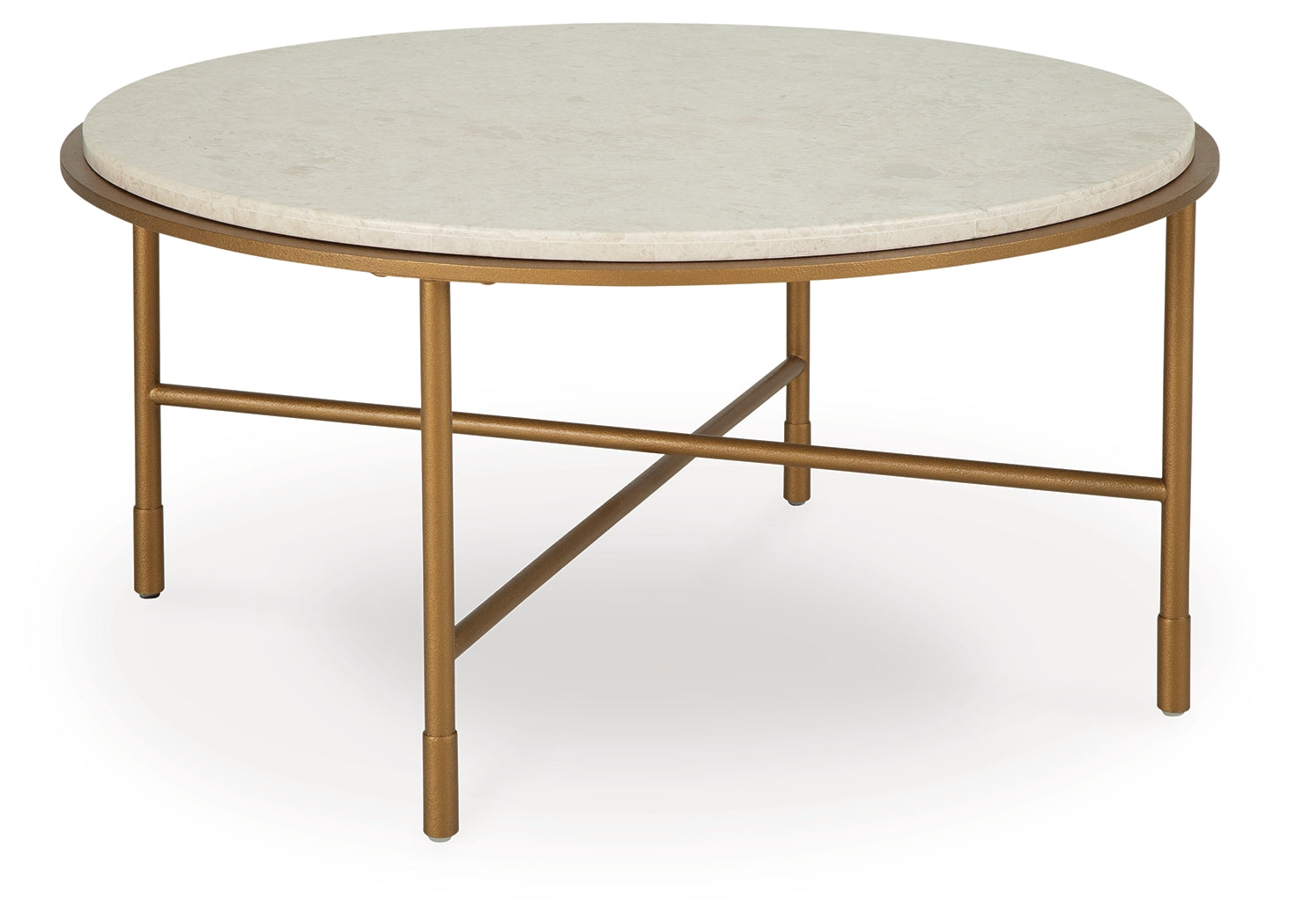 Alben Antique Gold Coffee Table (Online Special Price) - Ornate Home