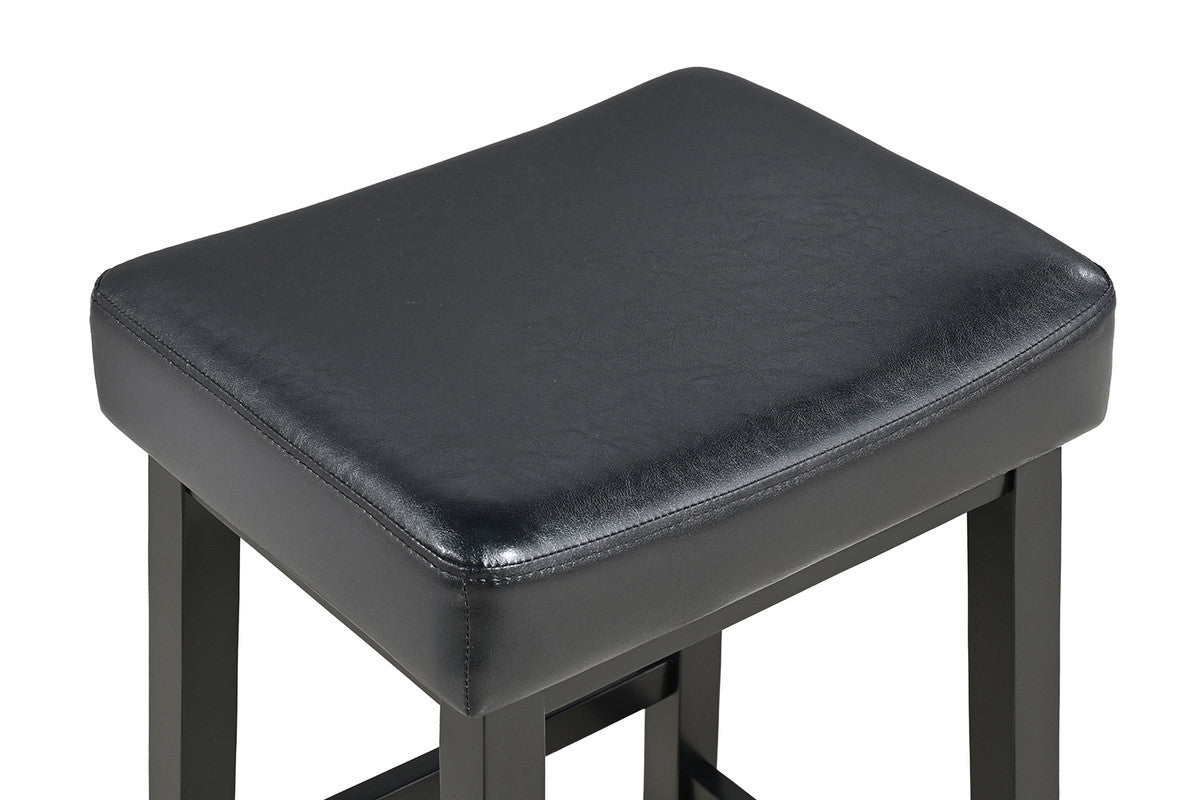 Albergo Black 3 Pc. Bar Table Set - Ornate Home