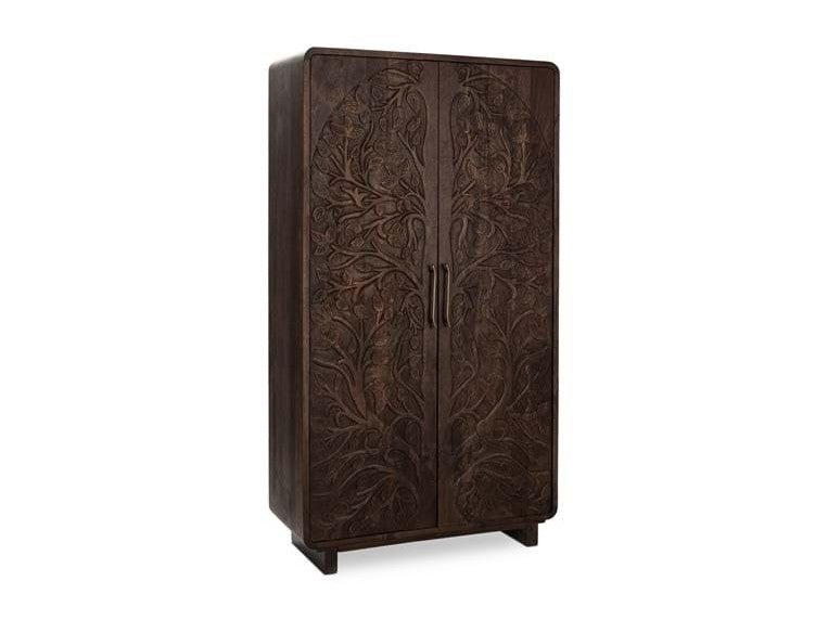 Albero Kona Brown Tall Cabinet - Ornate Home