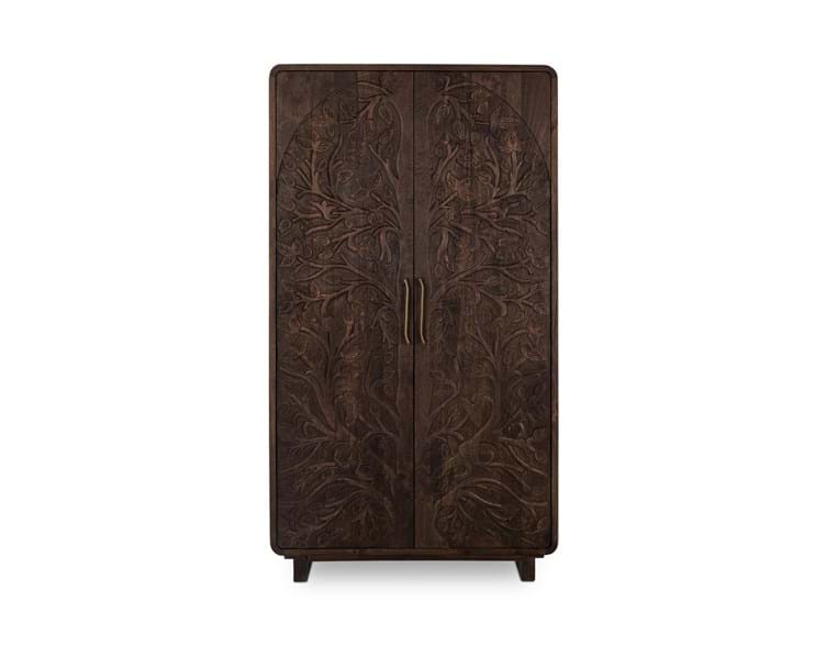 Albero Kona Brown Tall Cabinet - Ornate Home