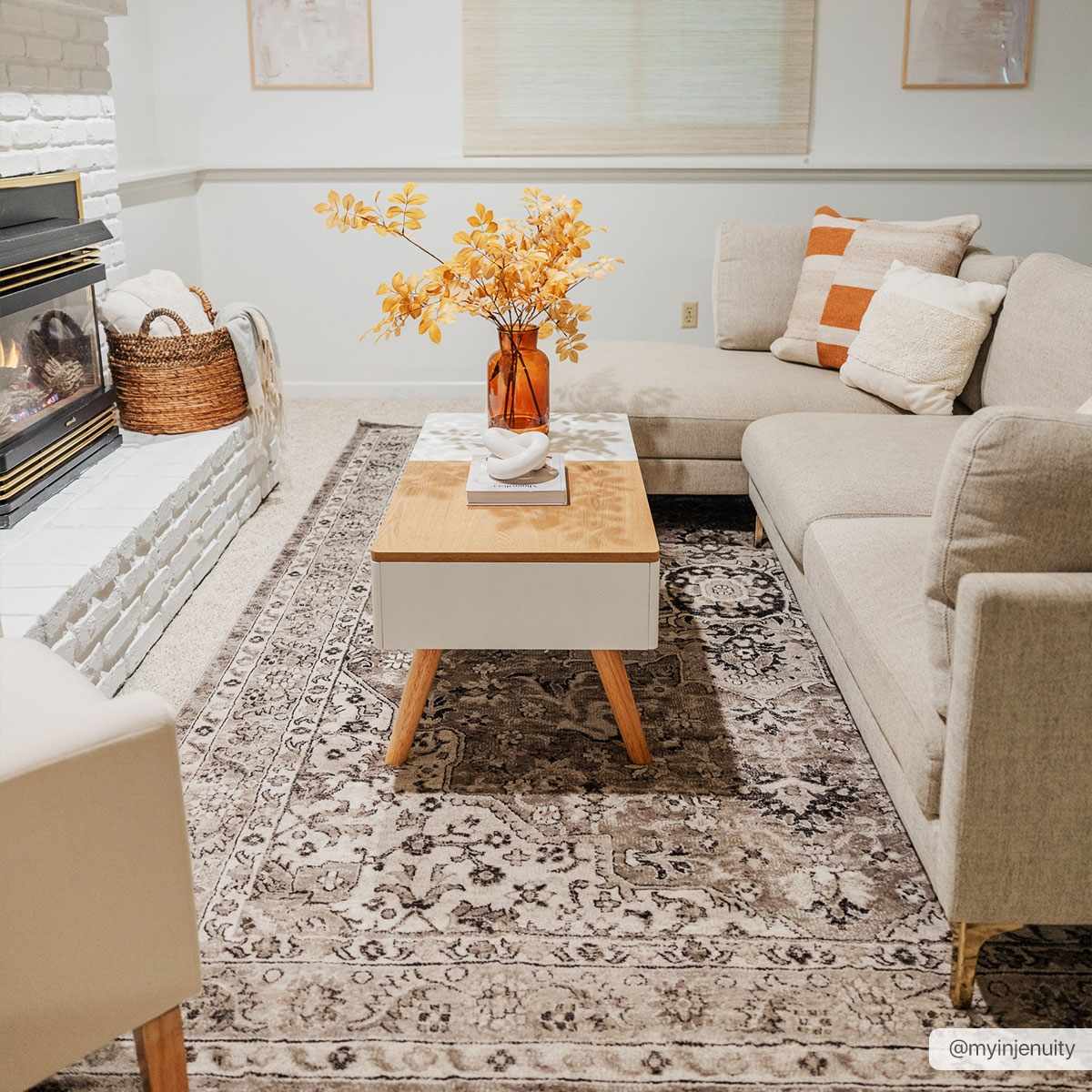 Albie Beige Area Rug - Clearance - Ornate Home