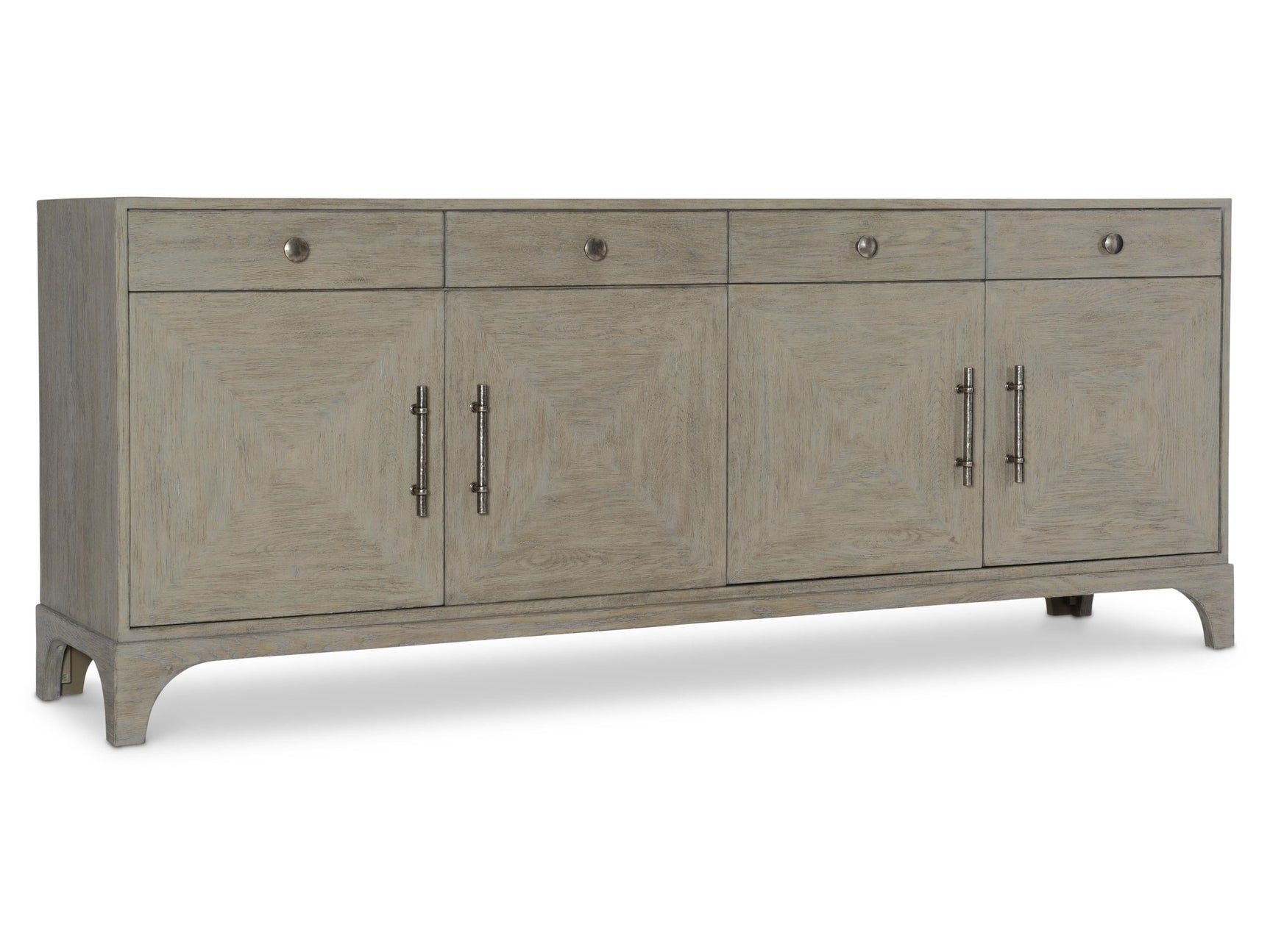 Albion Pewter Entertainment Credenza - Ornate Home