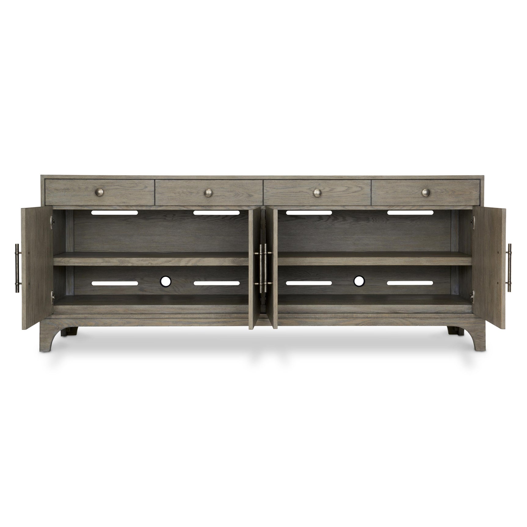 Albion Pewter Entertainment Credenza - Ornate Home