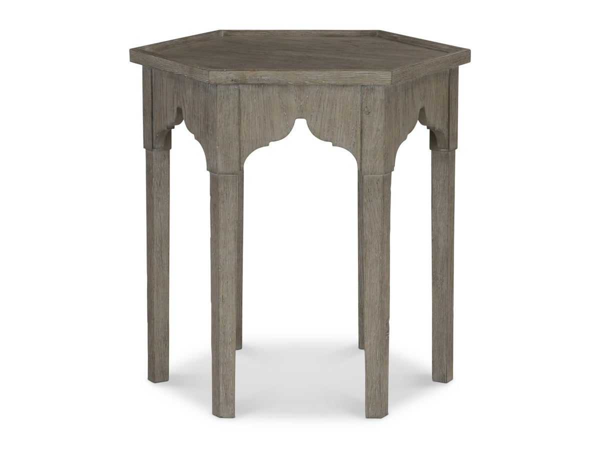 Albion Pewter Side Table With Cylindrical Leg - Ornate Home