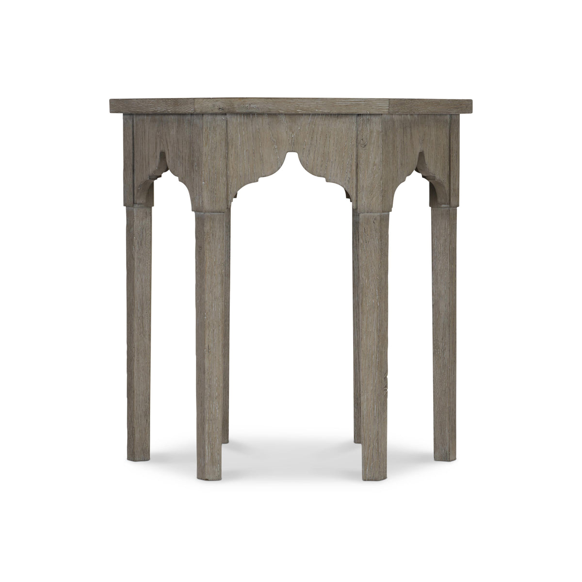 Albion Pewter Side Table With Cylindrical Leg - Ornate Home