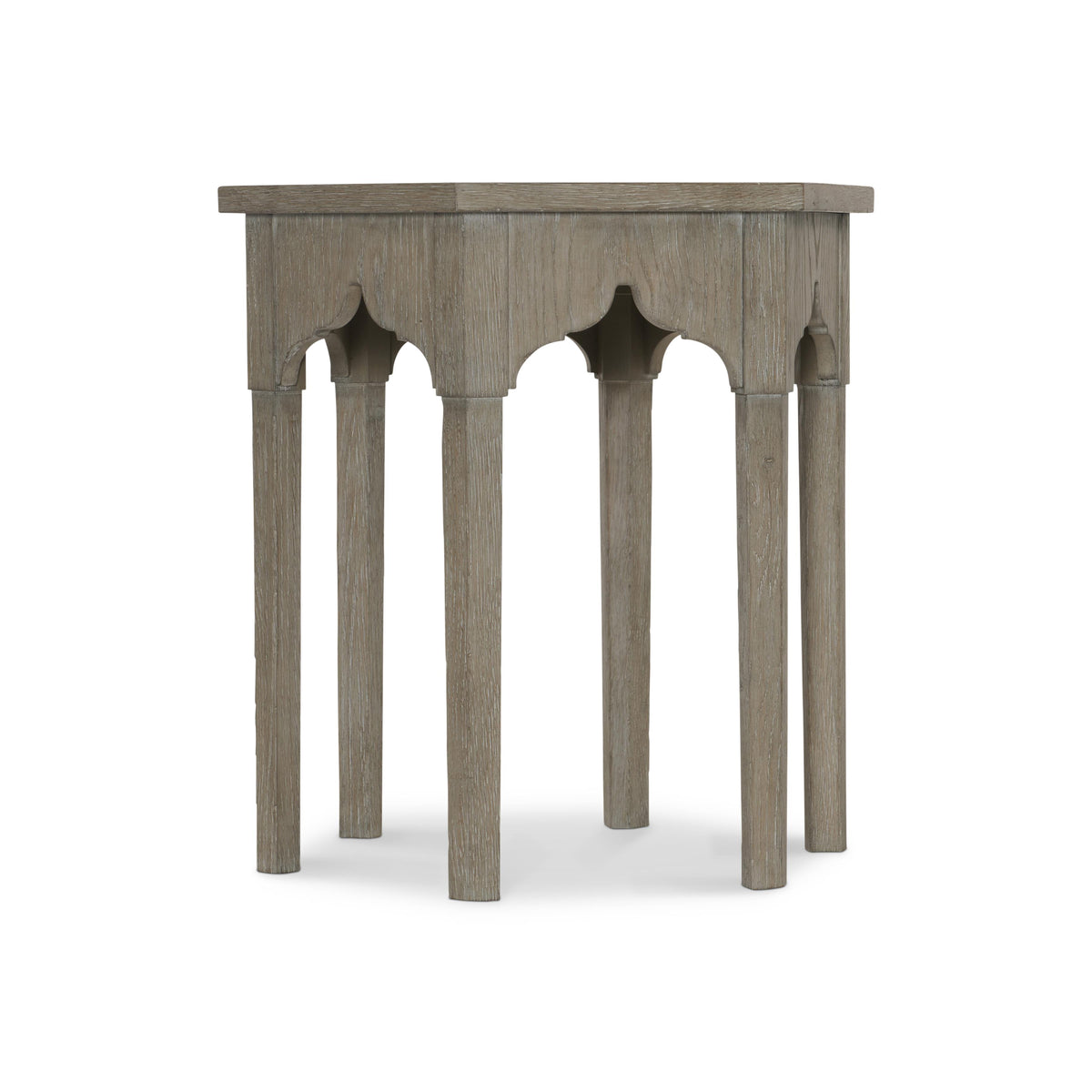 Albion Pewter Side Table With Cylindrical Leg - Ornate Home