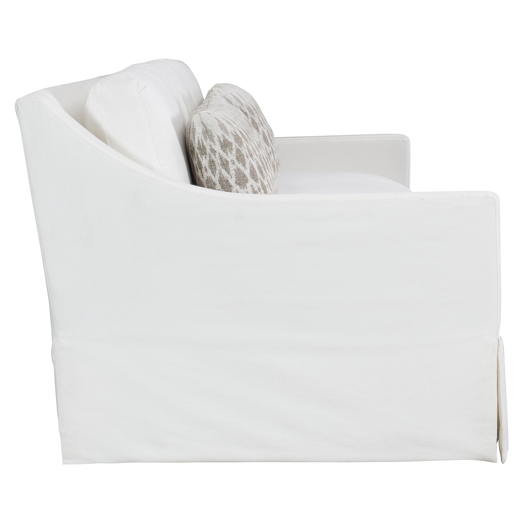 Albion White/Cream Fabric Sofa - Ornate Home