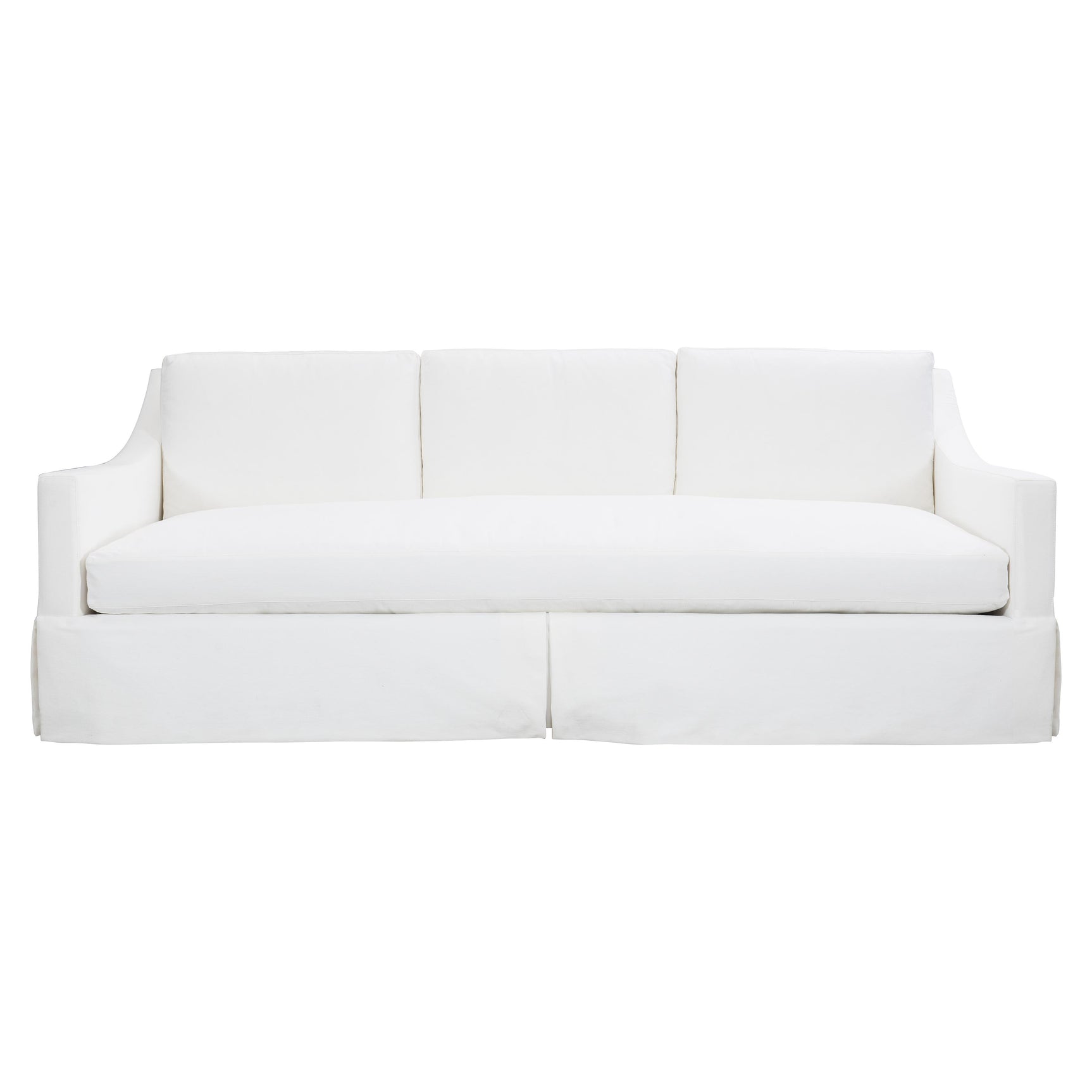 Albion White/Cream Fabric Sofa - Ornate Home