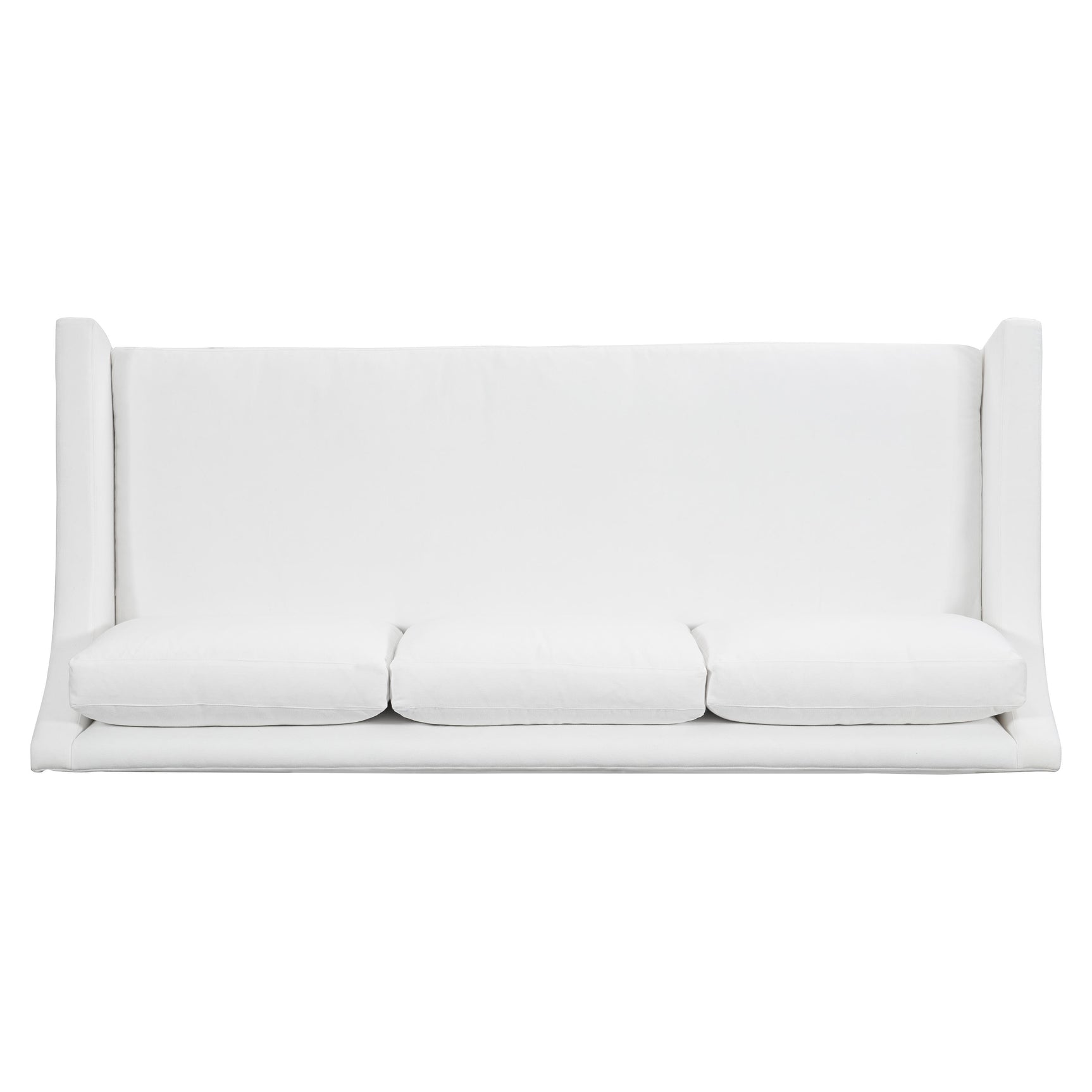 Albion White/Cream Fabric Sofa - Ornate Home