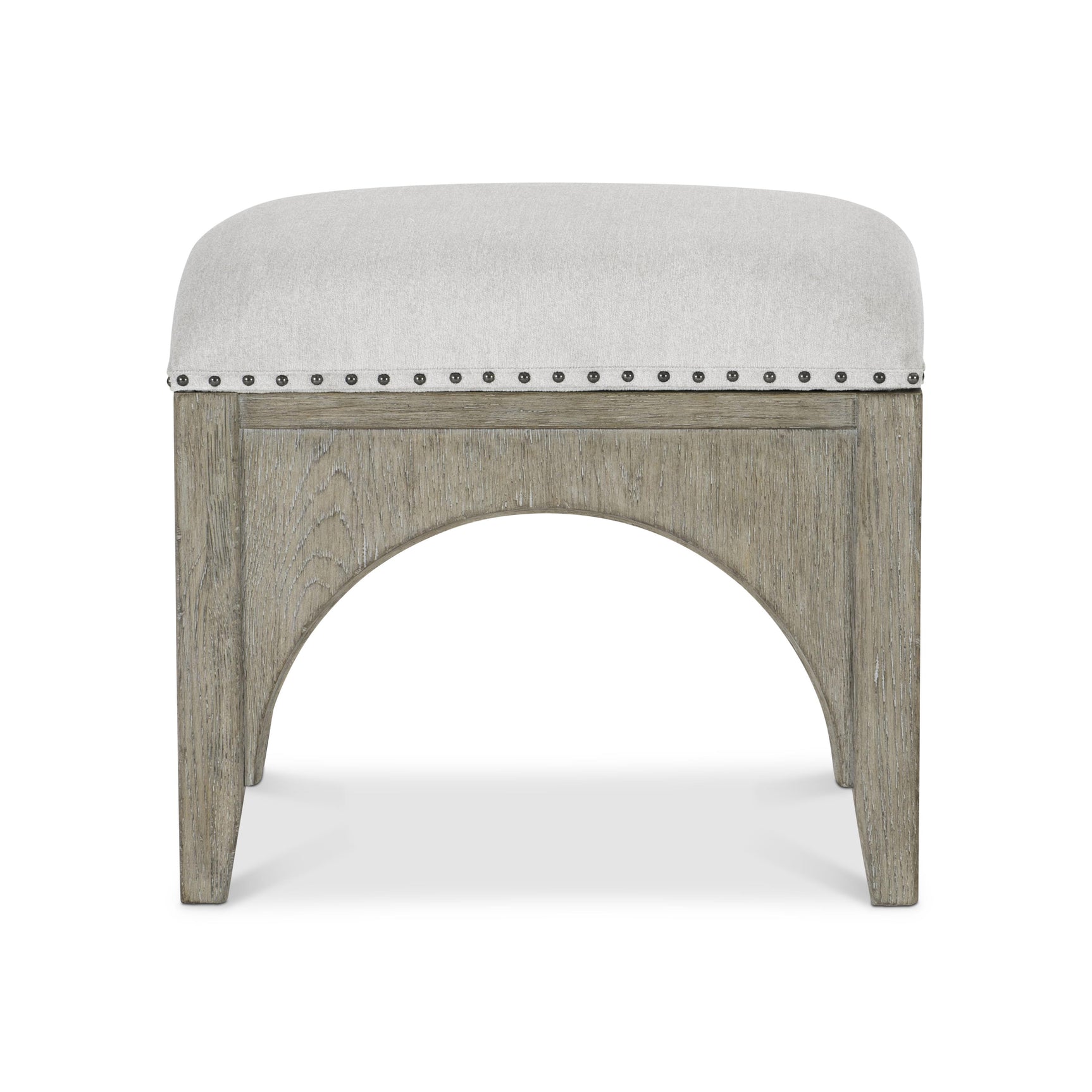 Albion White/Cream/Pewter Bench - Ornate Home