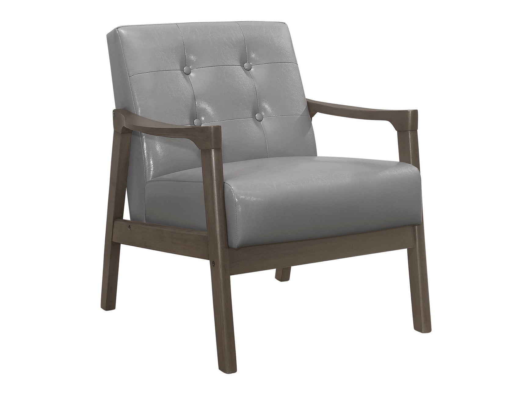 Alby Gray Accent Chair - Ornate Home