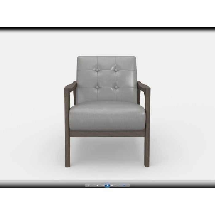 Alby Gray Accent Chair - Ornate Home