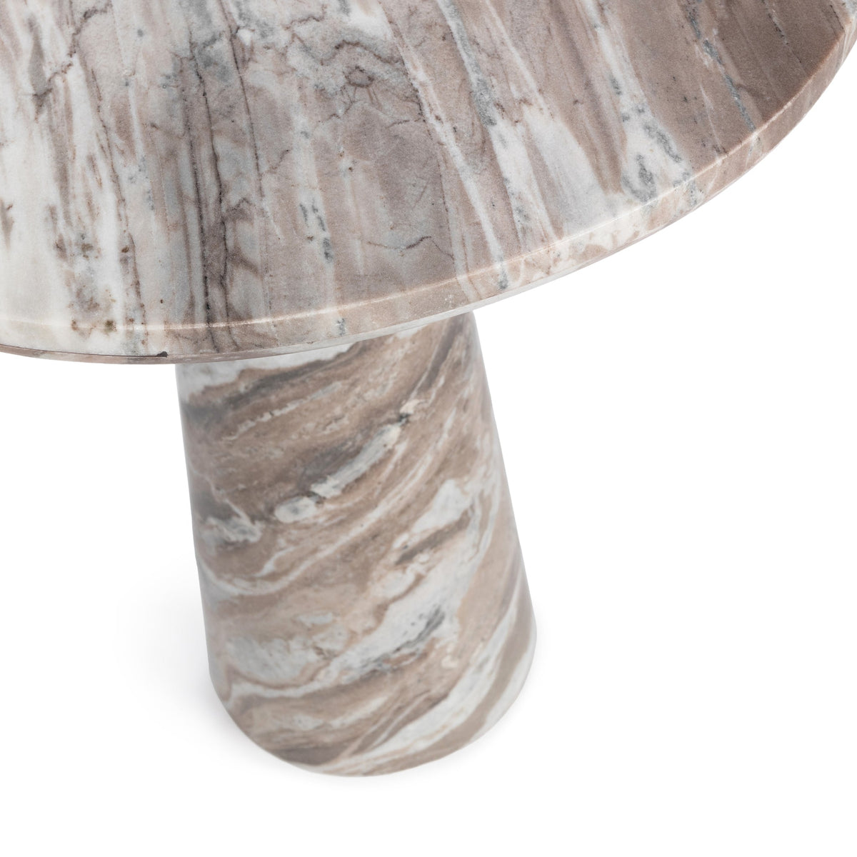 Alcove Milan Taupe 30" Round Dining Table