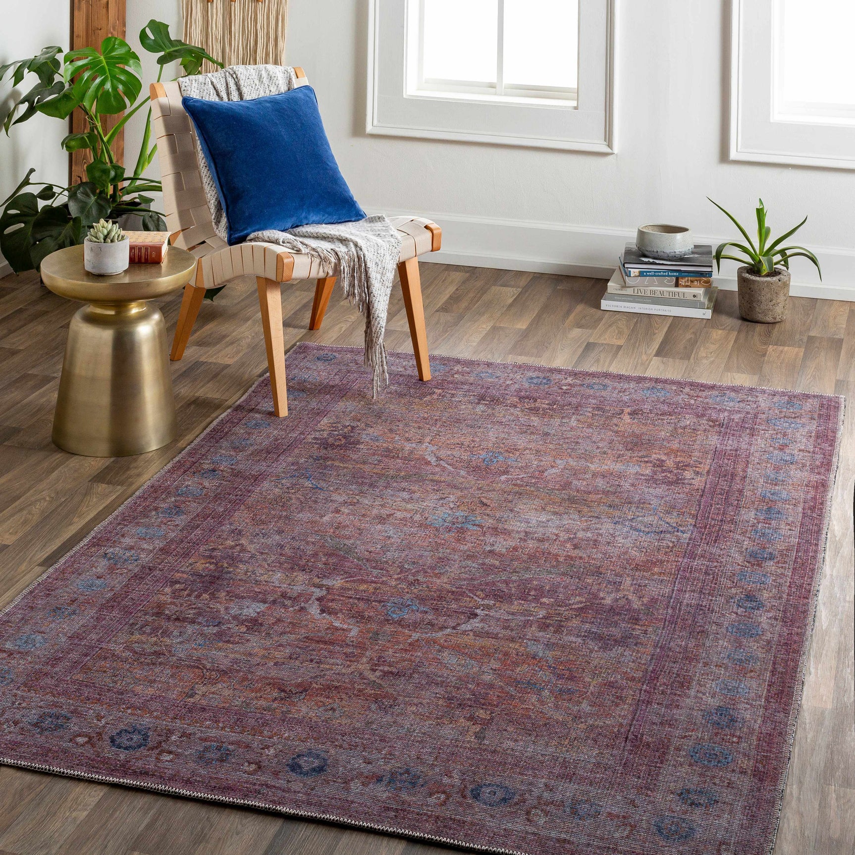 Alcoy Washable Area Rug - Clearance - Ornate Home