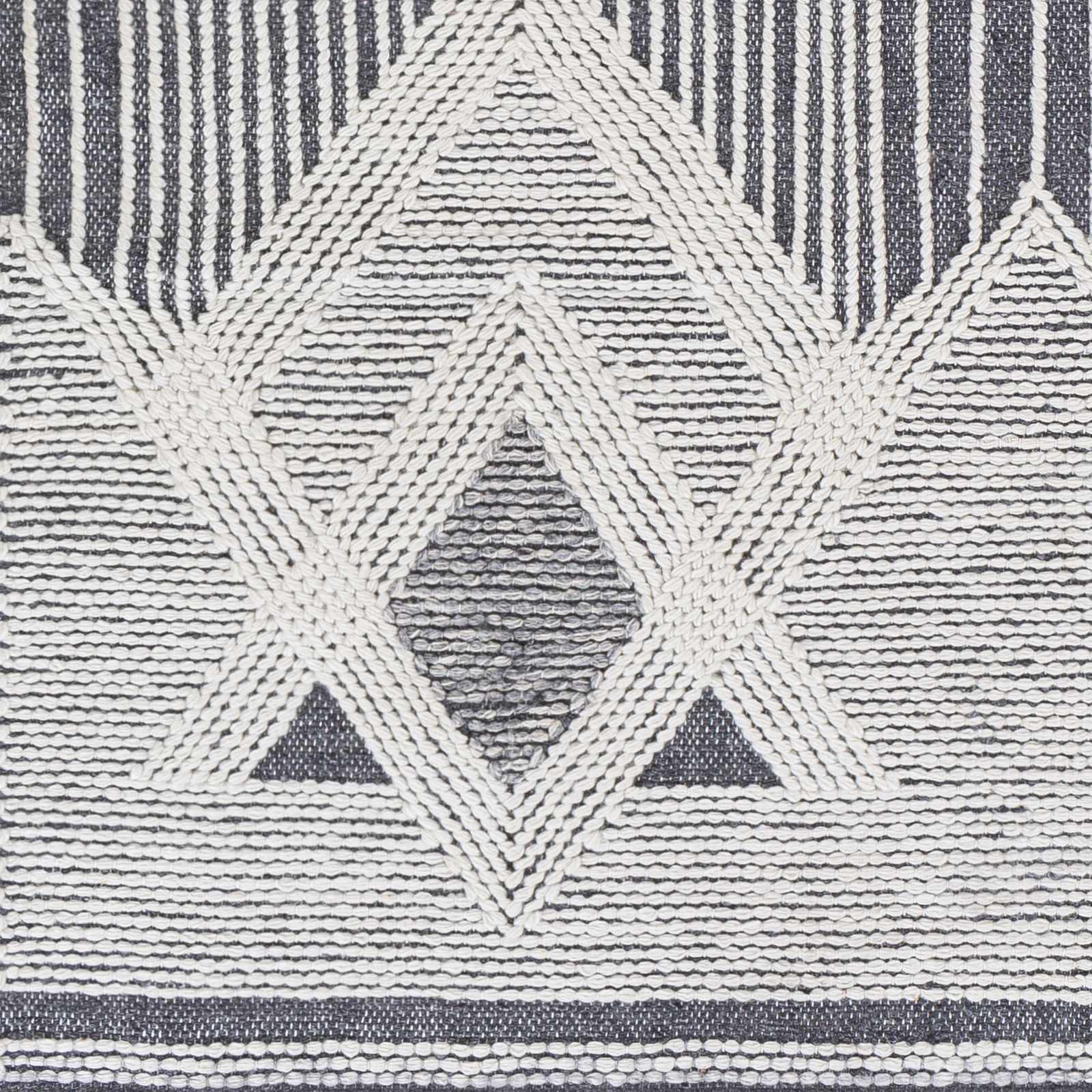 Aldbourne Gray Tassel Flatweave Wool Rug - Clearance - Ornate Home