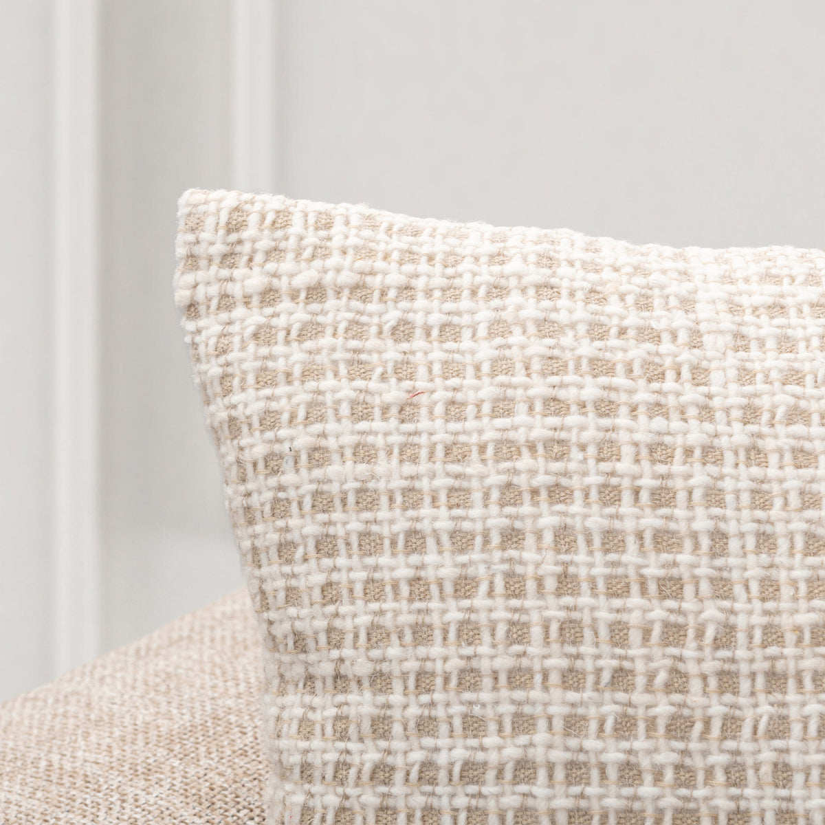 Alderton Natural 18"x18" Throw Pillow (Set of 2)