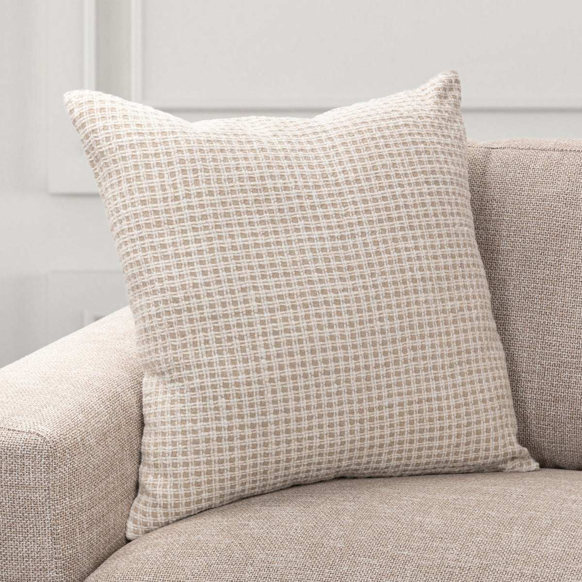 Alderton Natural 24"x24" Throw Pillow (Set of 2)
