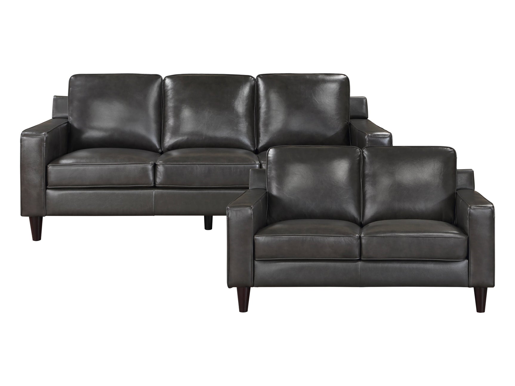 Aldrich Gray Sofa & Loveseat - Ornate Home
