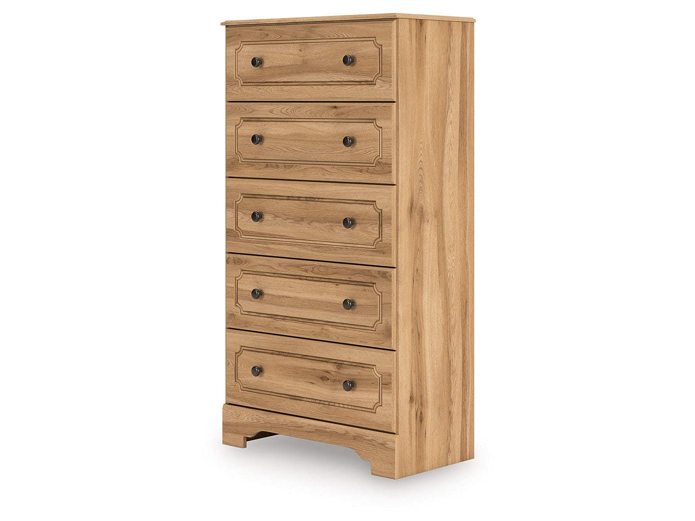 Aleaport Warm Brown Five Drawer Chest (Online Special Price) - Ornate Home