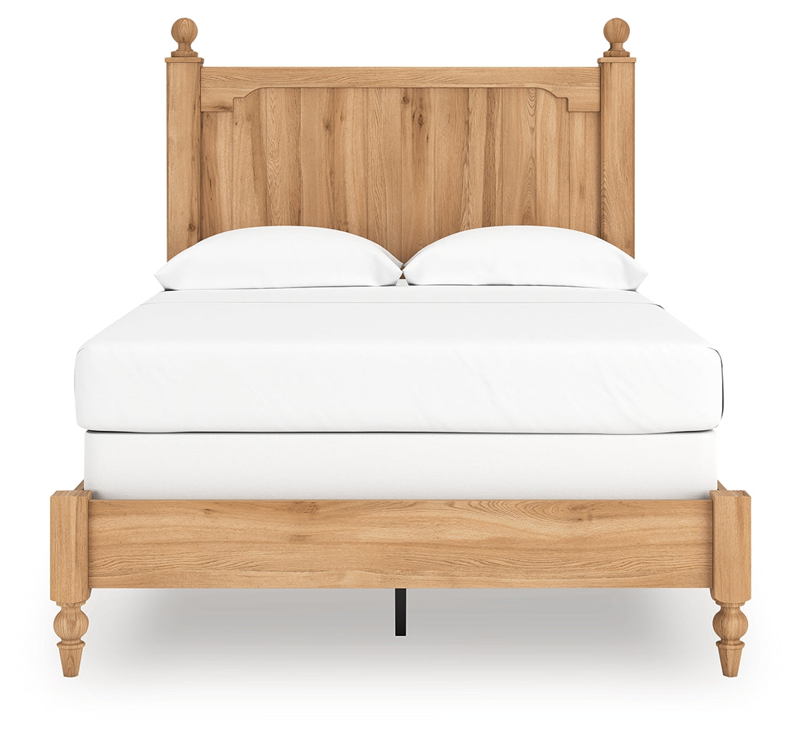 Aleaport Warm Brown Full Panel Bed, Dresser and Mirror (Online Special Price) - Ornate Home