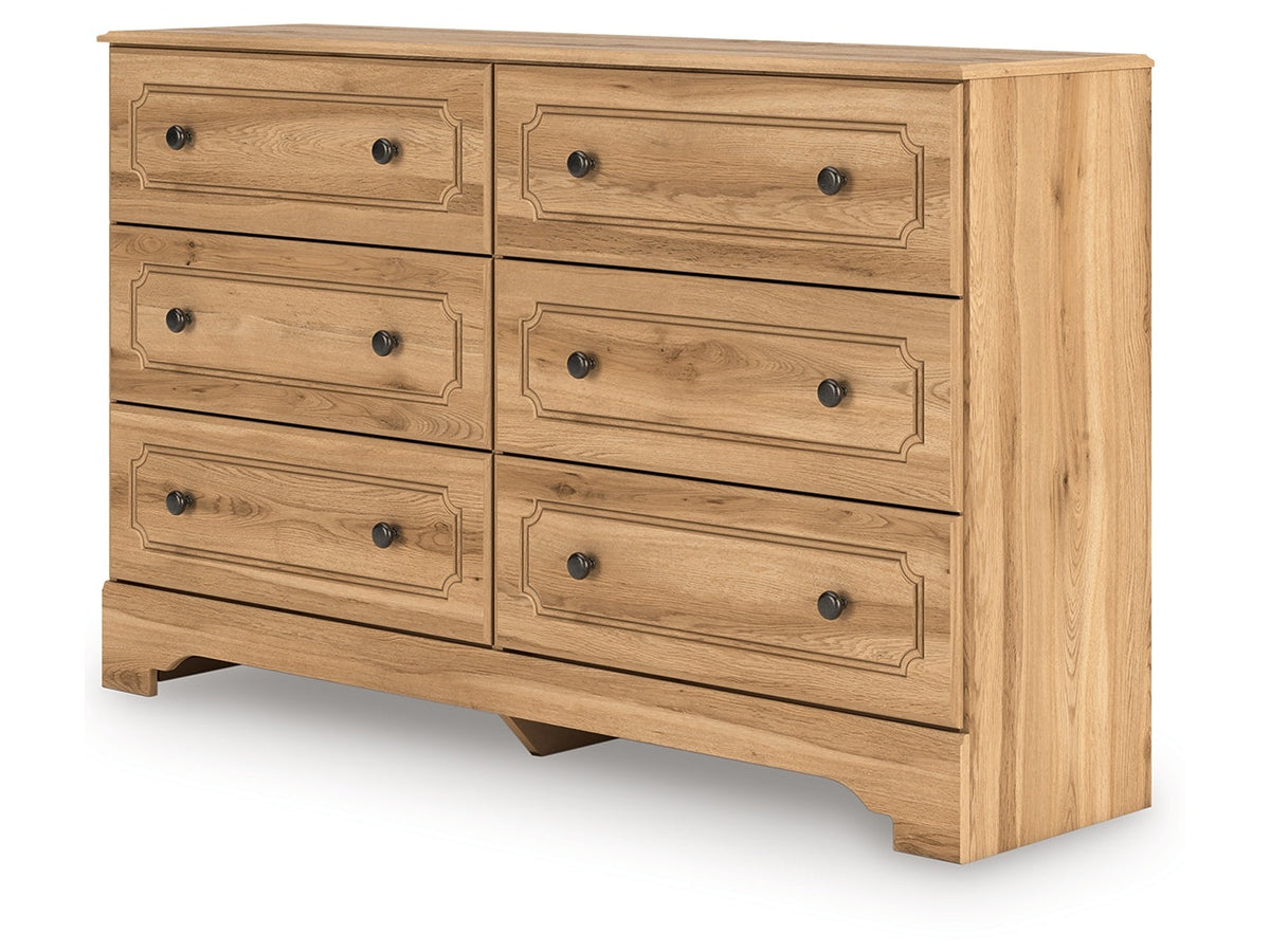 Ashley Furniture Aleaport Warm Brown Six Drawer Dresser