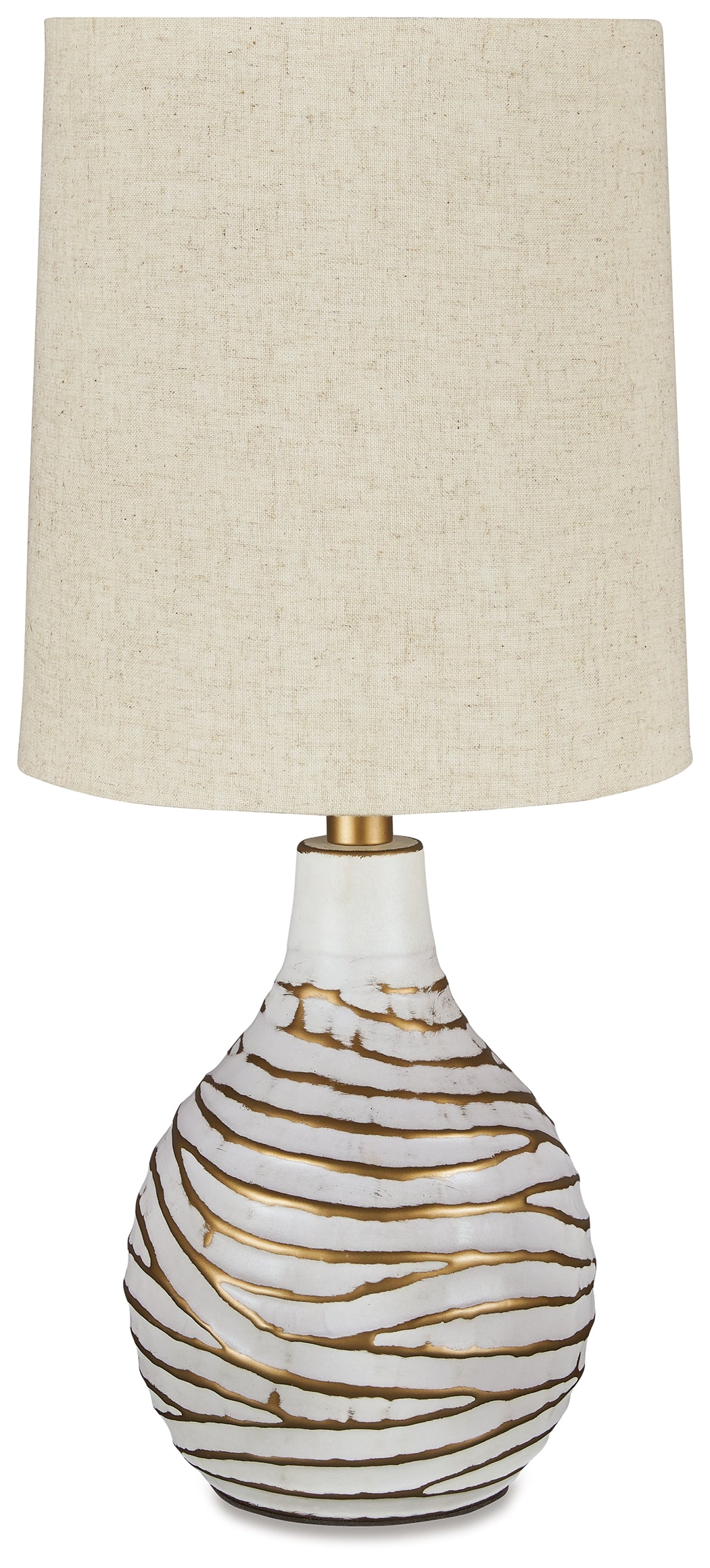Aleela White/Gold Table Lamp (Set of 2) (Online Special Price) - Ornate Home