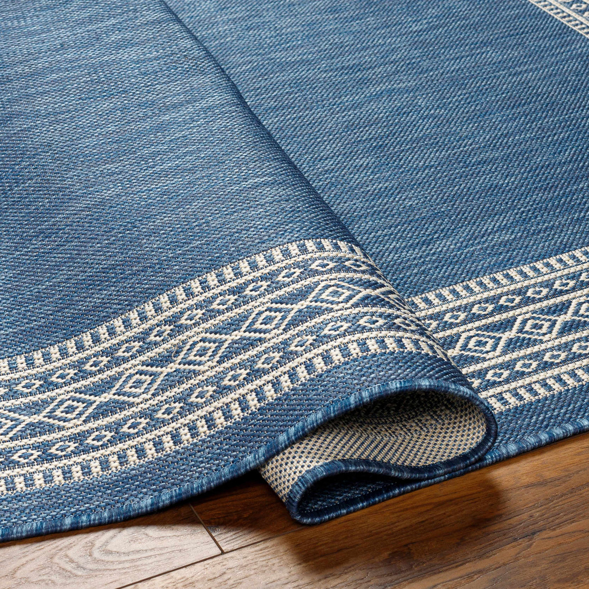 Aleli Blue Outdoor Area Rug - Clearance - Ornate Home