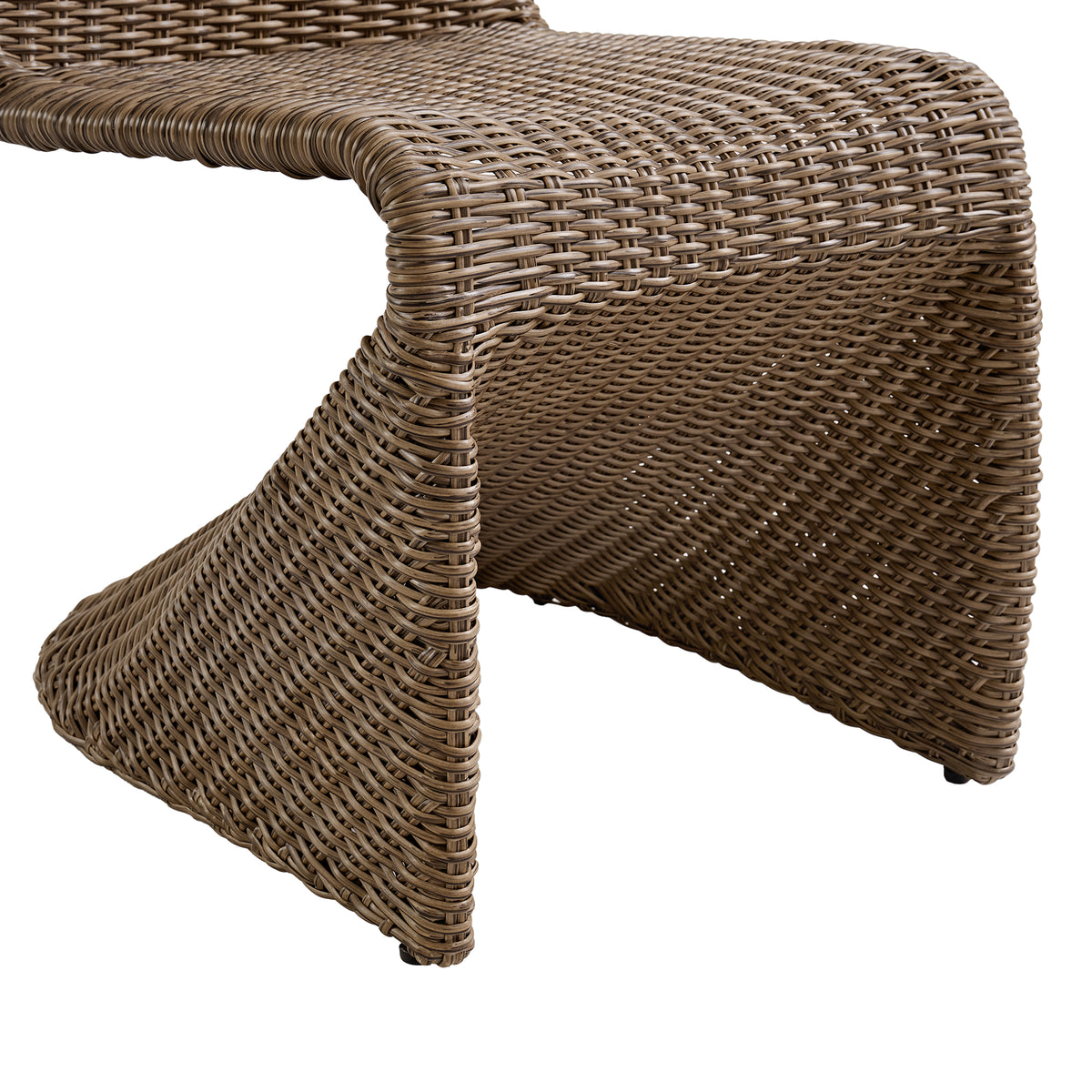 Alesso Brown Outdoor Dining Chair (Set of 2) - Ornate Home