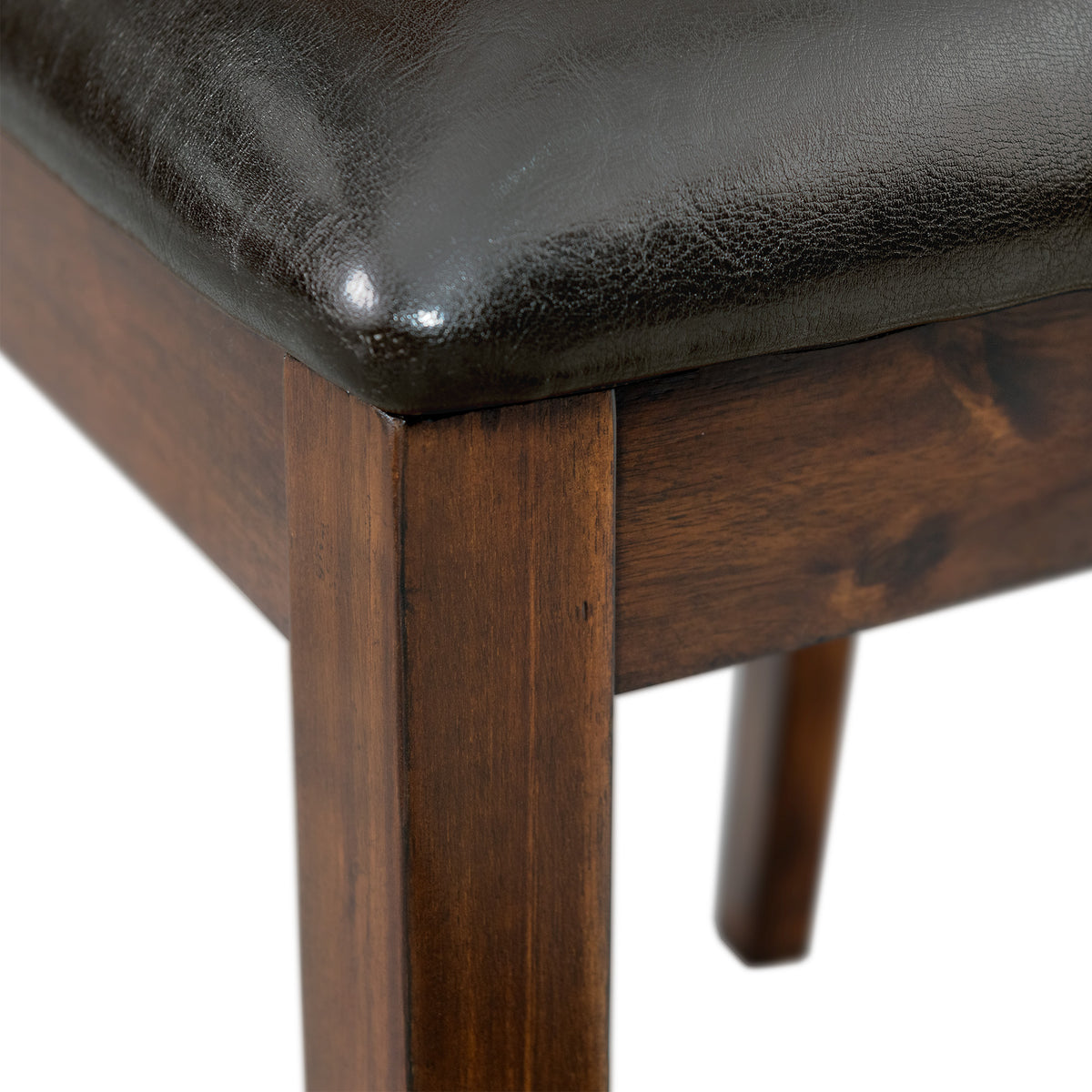 Alex Espresso/Brown Counter Side Chair (Set of 2) - Ornate Home