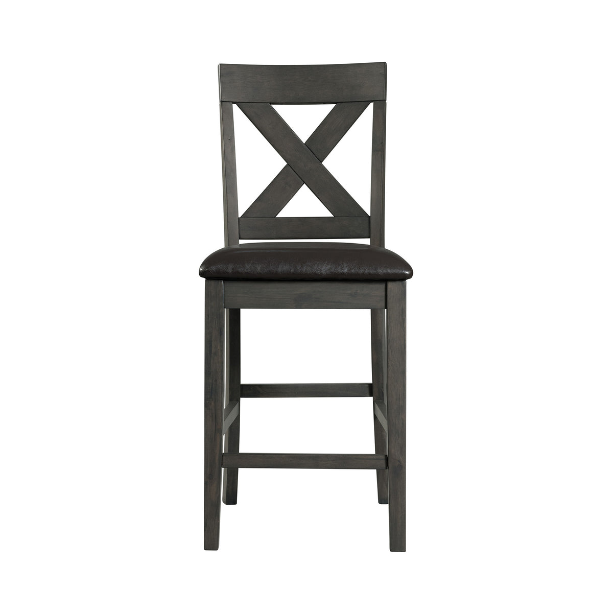 Alex Grey/Black Counter Side Chair (Set of 2) - Ornate Home