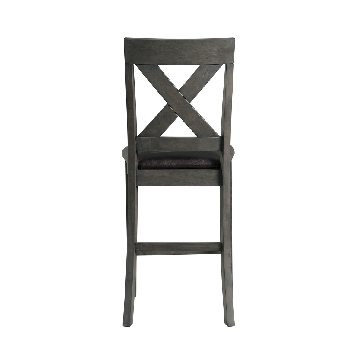 Alex Grey/Black Counter Side Chair (Set of 2) - Ornate Home